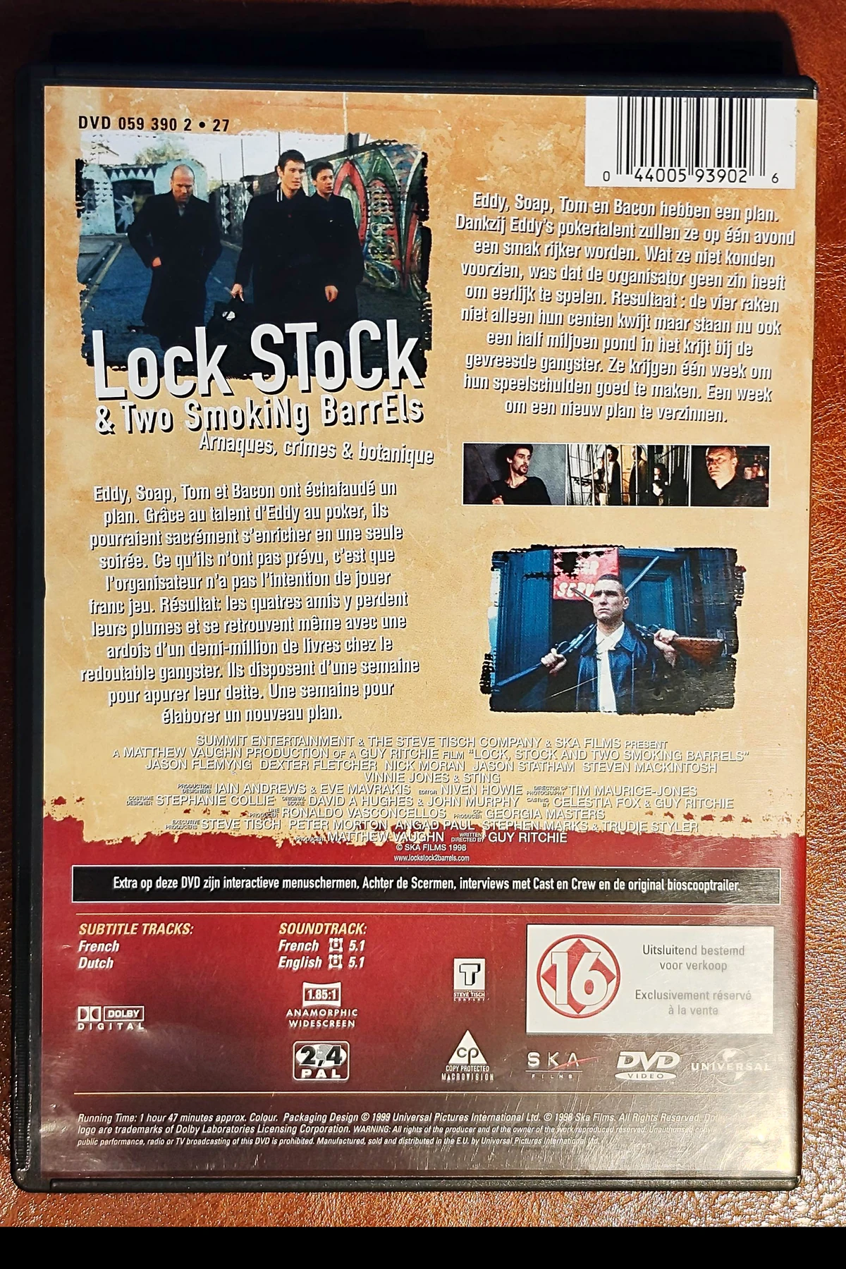 Lock, Stock and Two Smoking Barrels - Achterkant