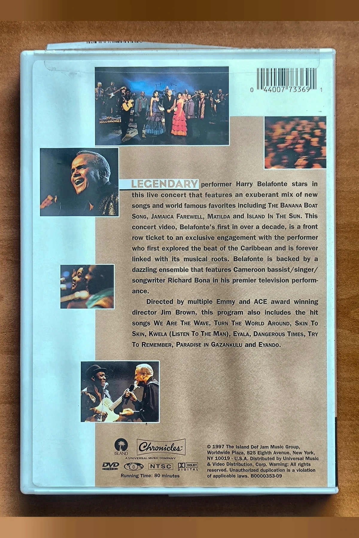 Harry Belafonte: Evening With Harry Belafonte And Friends - Achterkant