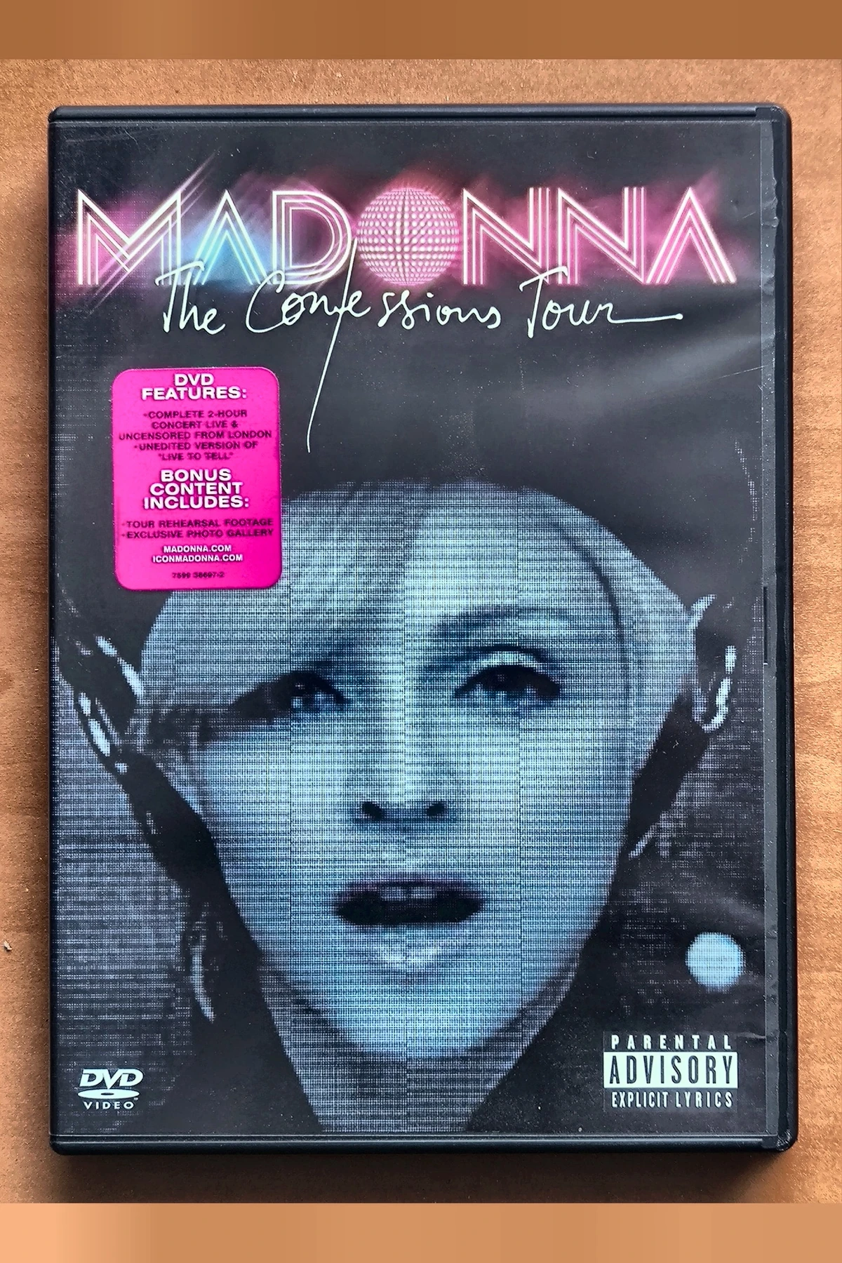 Madonna: The Confessions Tour Live from London - Voorkant