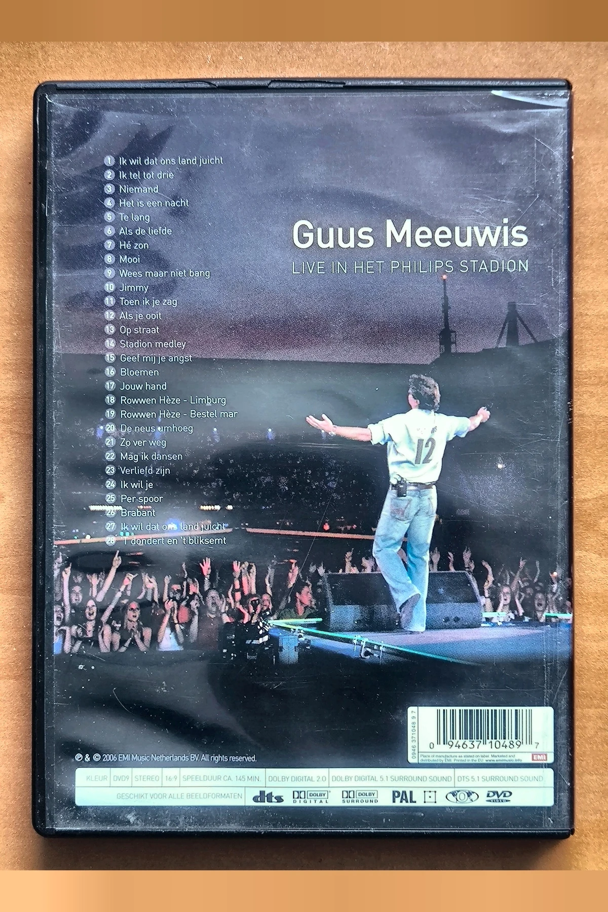 Guus Meeuwis: Live in het Philips Stadion - Achterkant