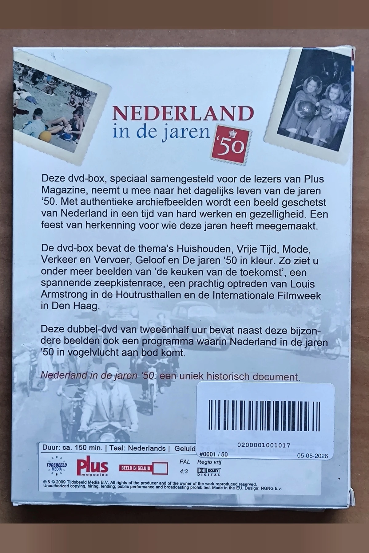 Nederland in de jaren '50 - Achterkant