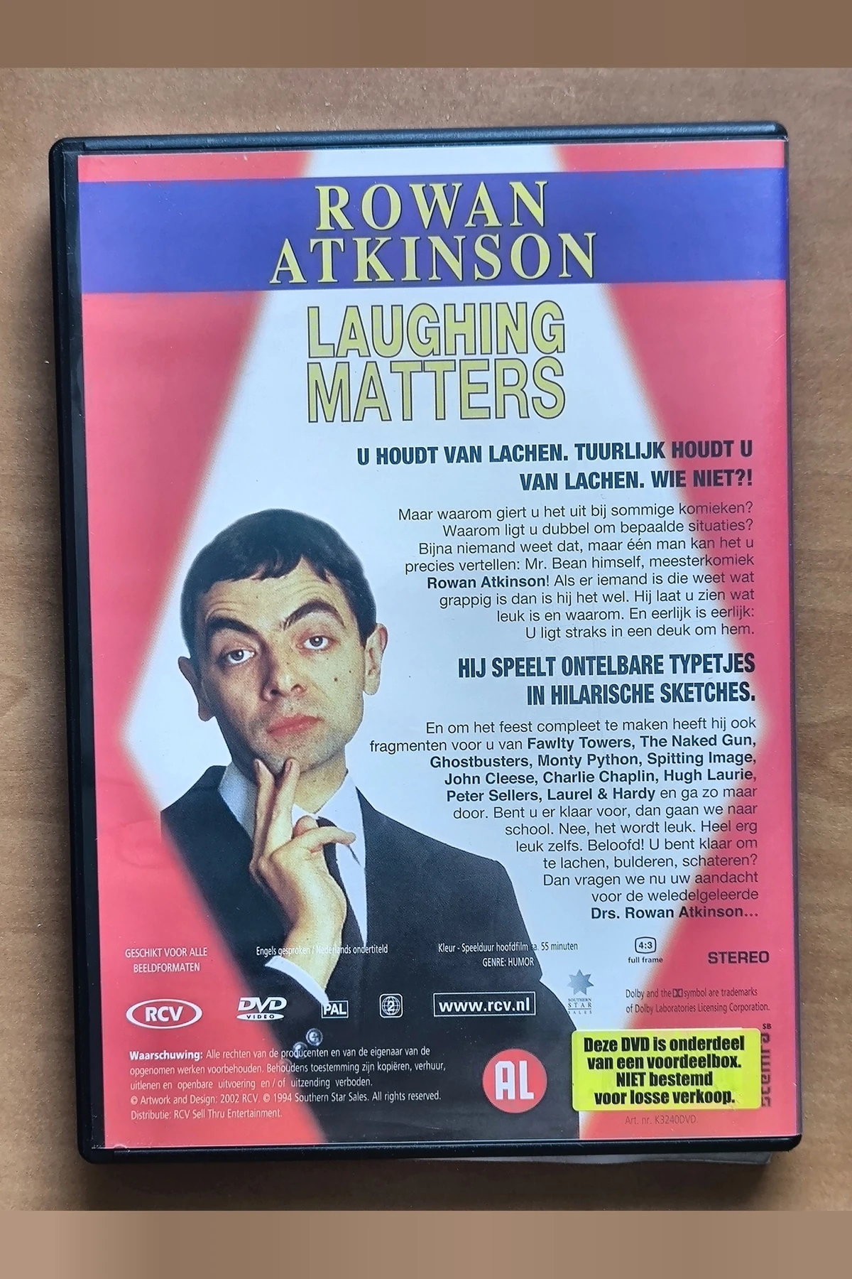 Rowan Atkinson - Laughing Matters - Achterkant