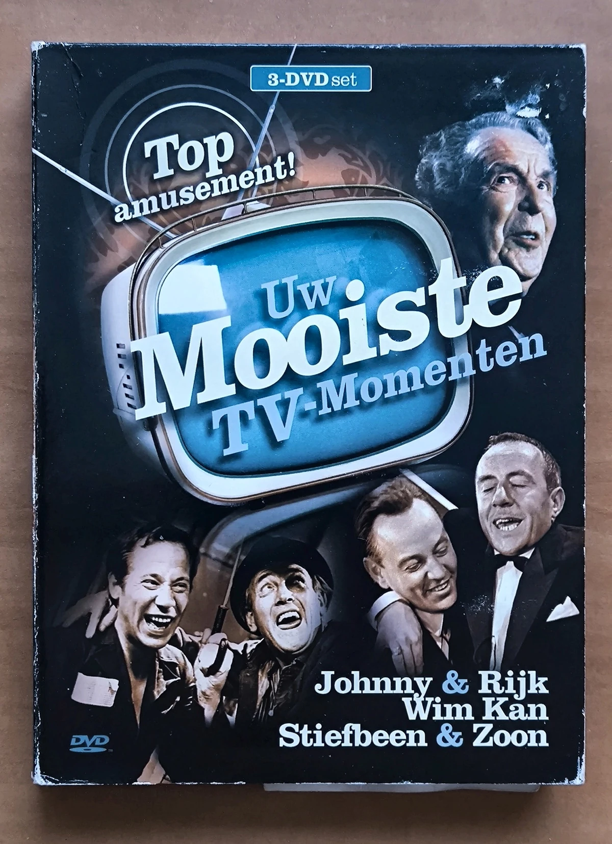 Uw Mooiste TV-Momenten Johnny & Rijk Wim Kan Stiefbeen & Zoon - Voorkant