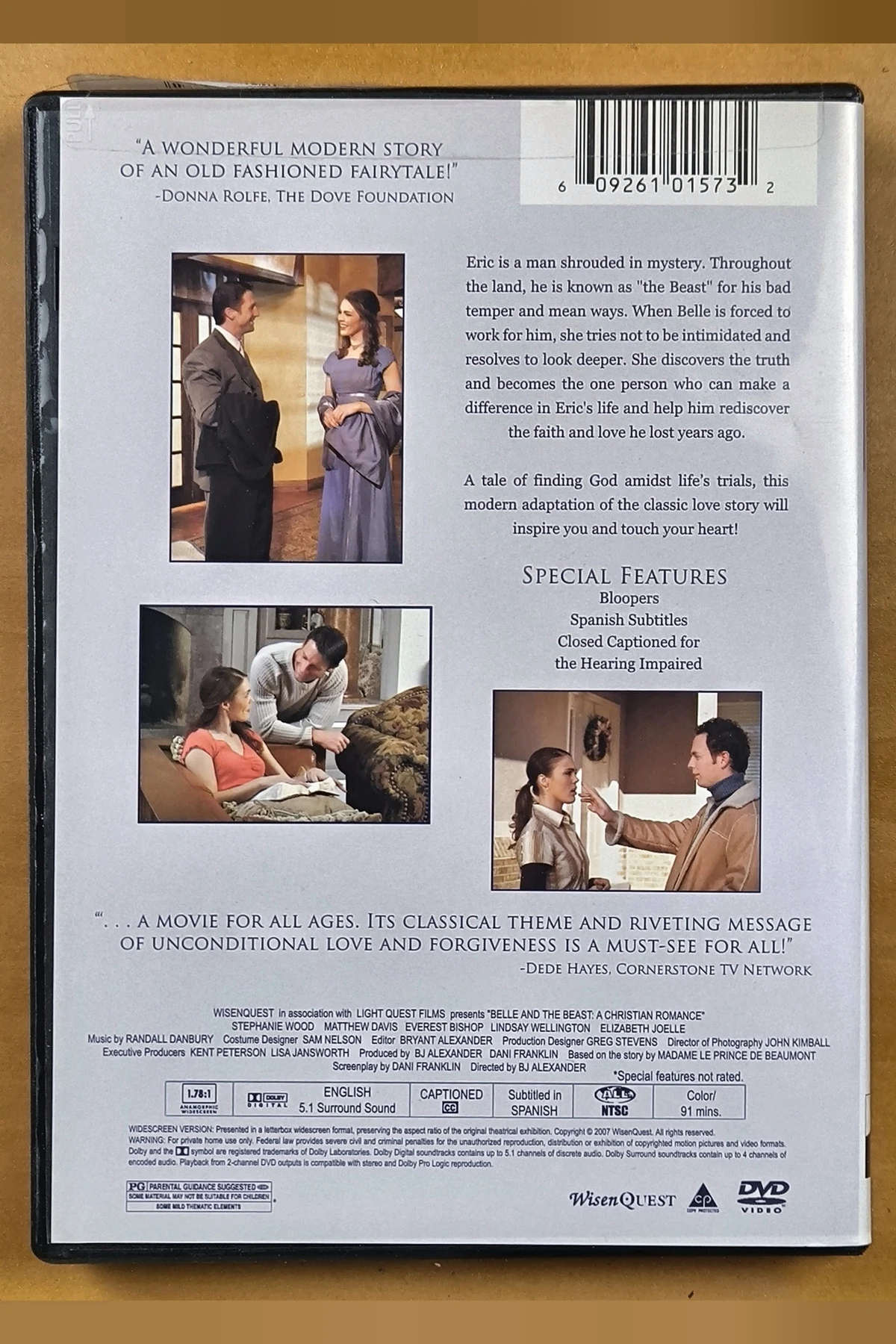 Beauty and the Beast: A Latter-Day Tale - Achterkant