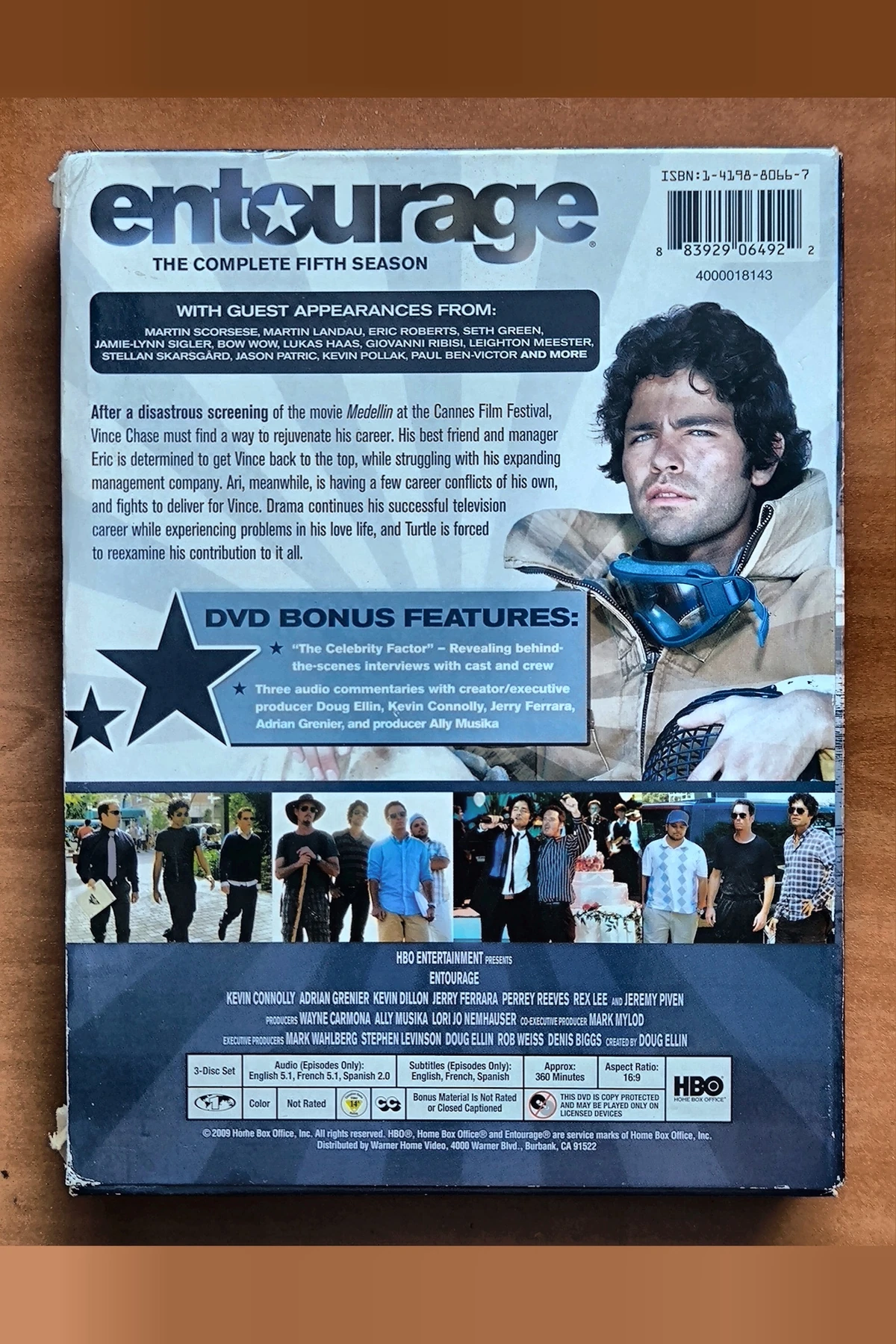Entourage: Season 5 - Achterkant