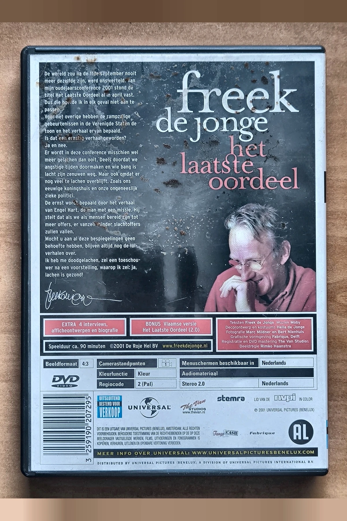 Freek de Jonge: Het laatste oordeel - Achterkant