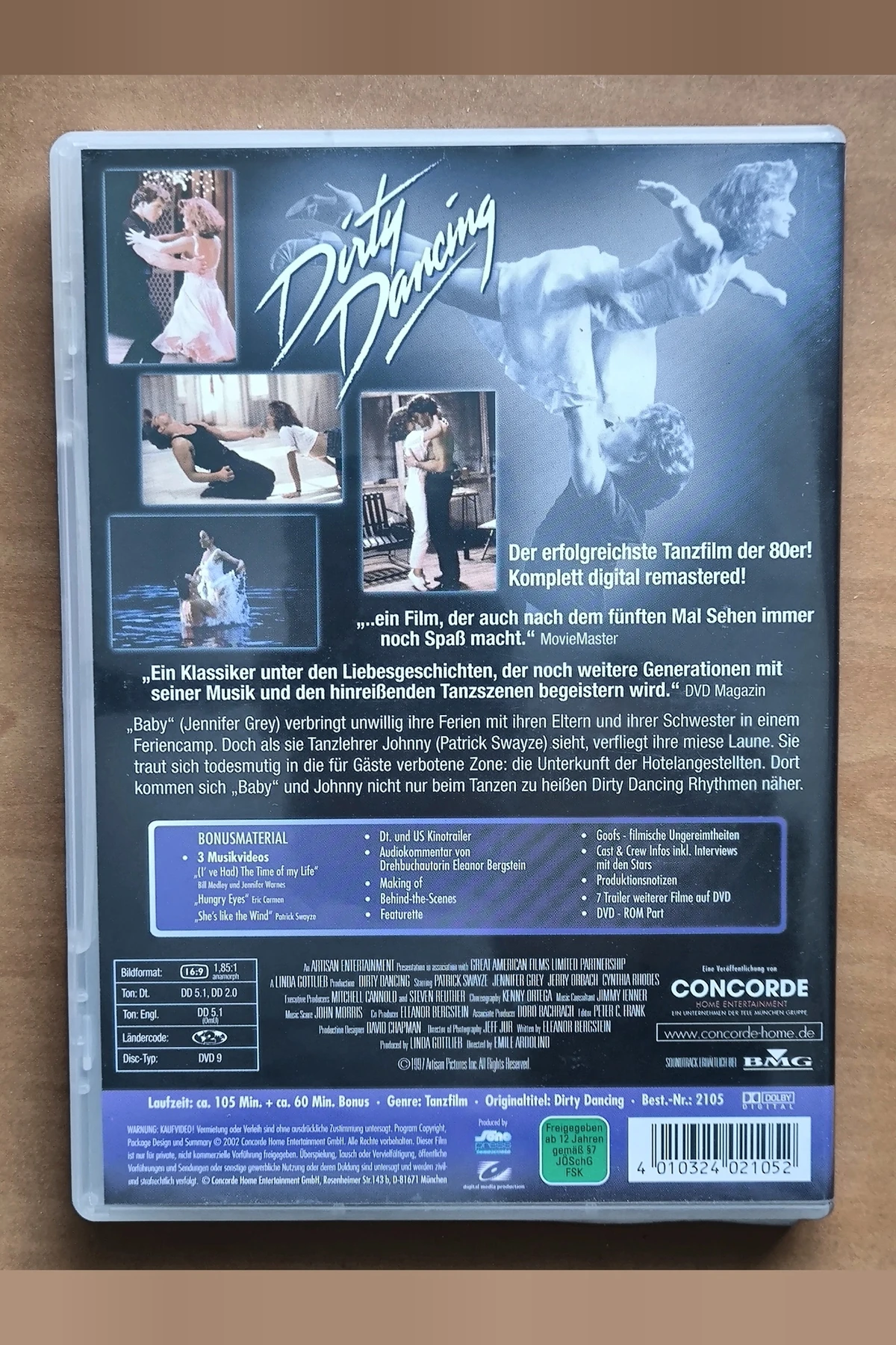 Dirty Dancing - Achterkant