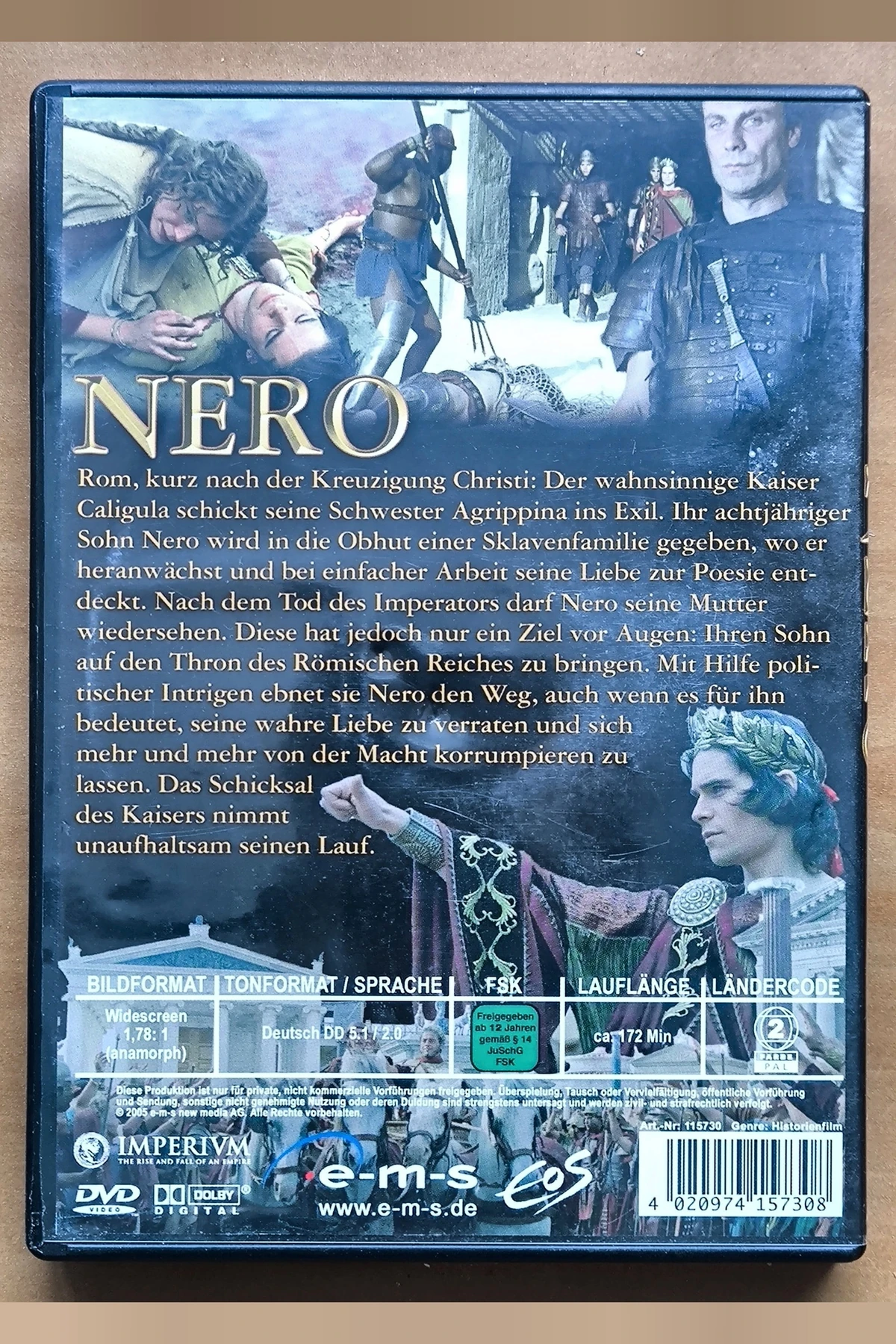 Imperium: Nerone - Achterkant
