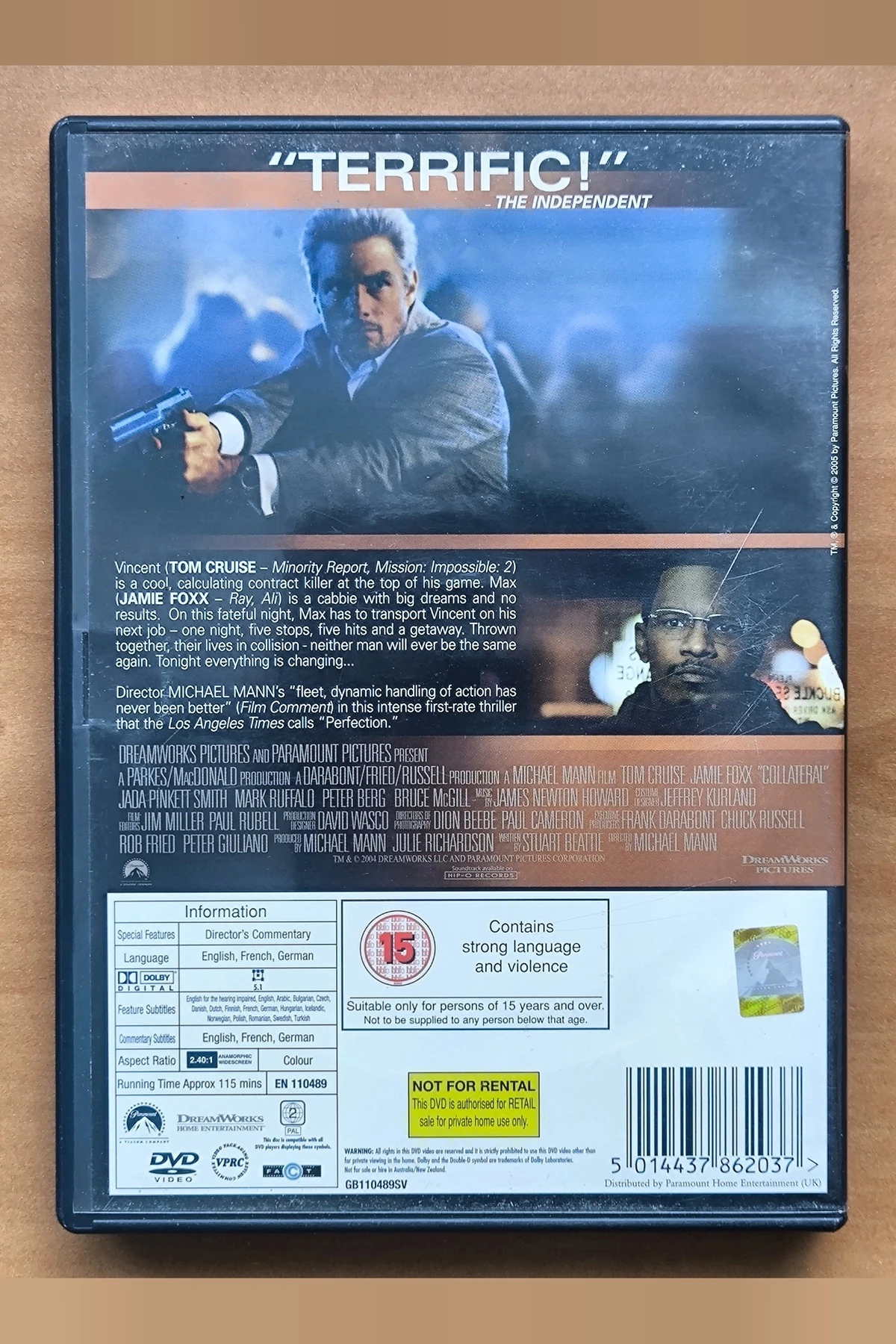 Collateral - Achterkant