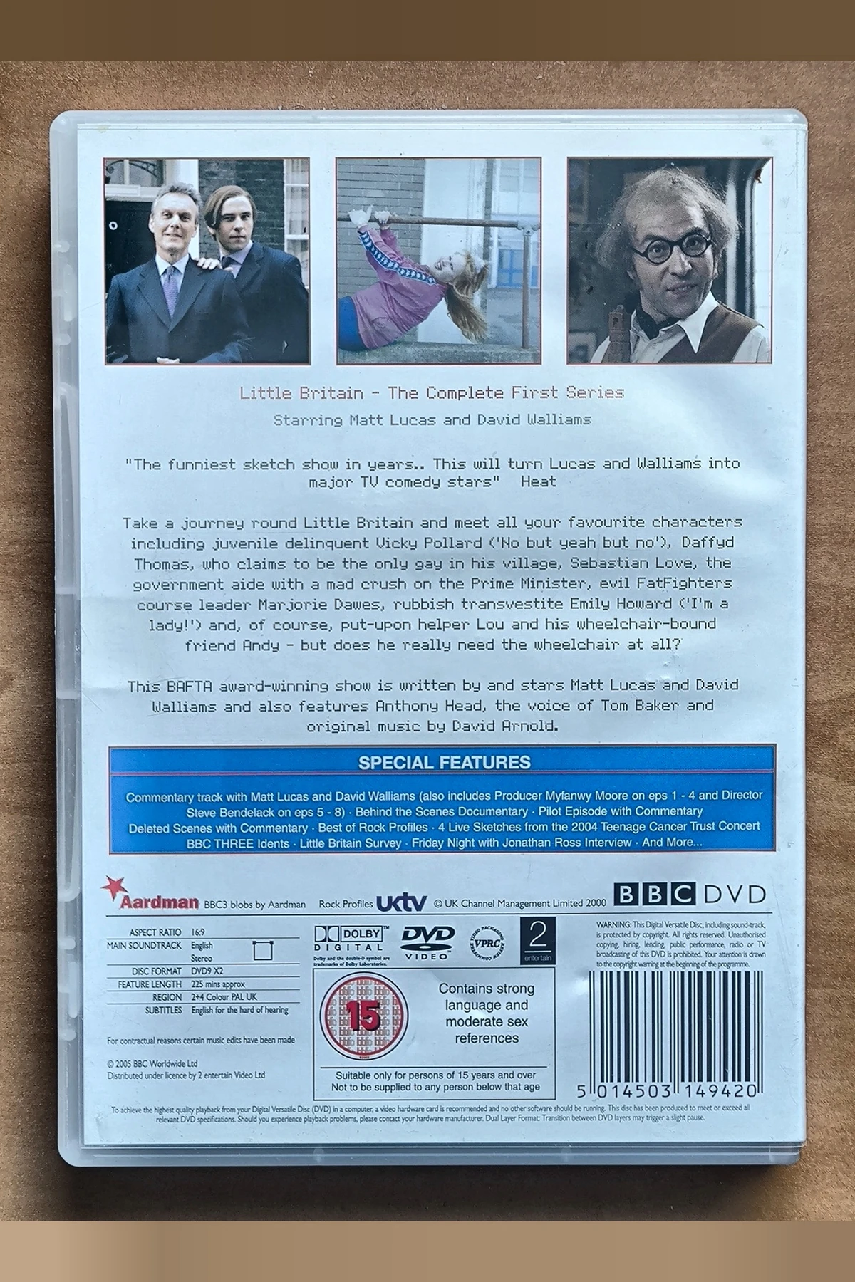 Little Britain: Series 1 - Achterkant