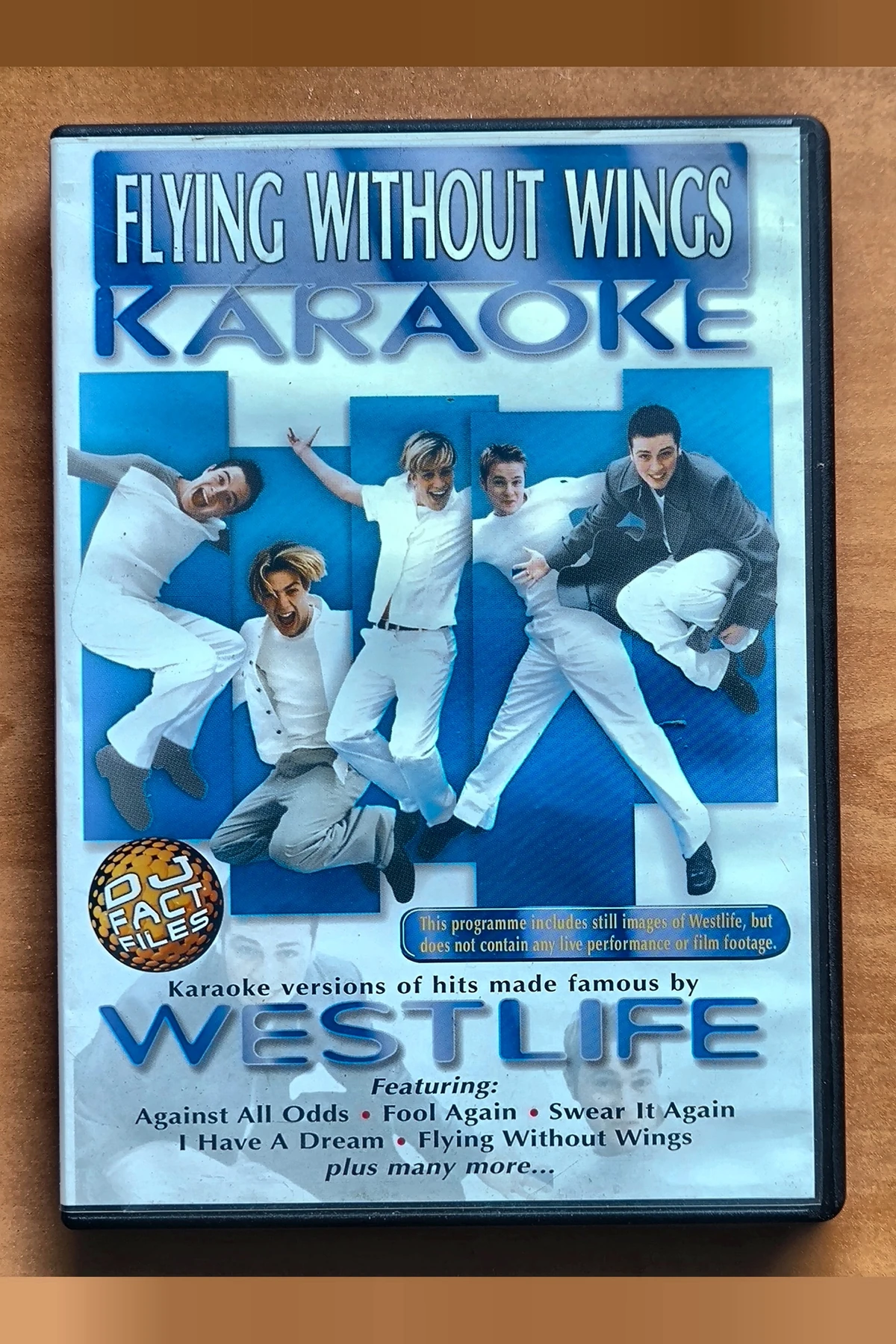Westlife: Flying Without Wings Karaoke - Voorkant