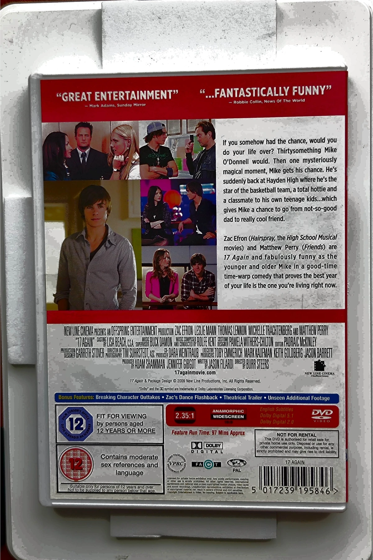 17 Again - Achterkant