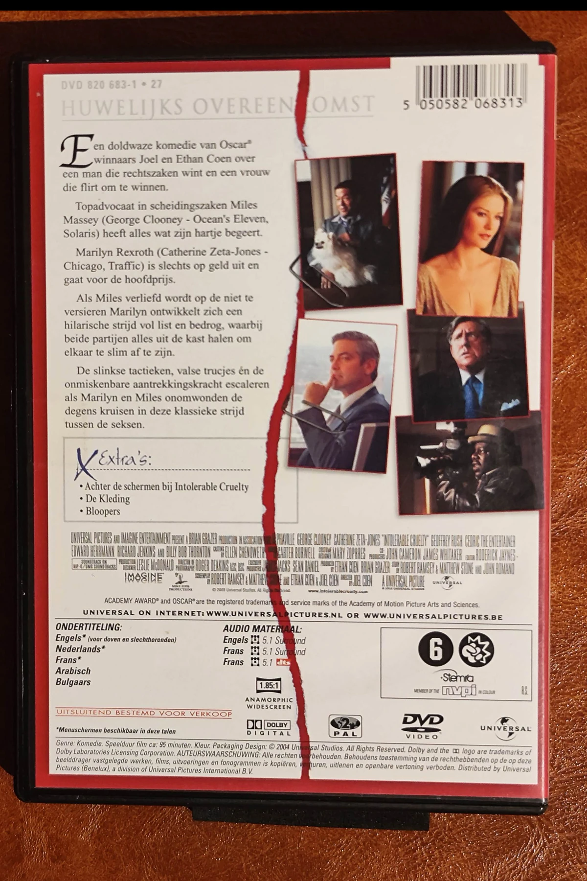 Intolerable Cruelty - Achterkant