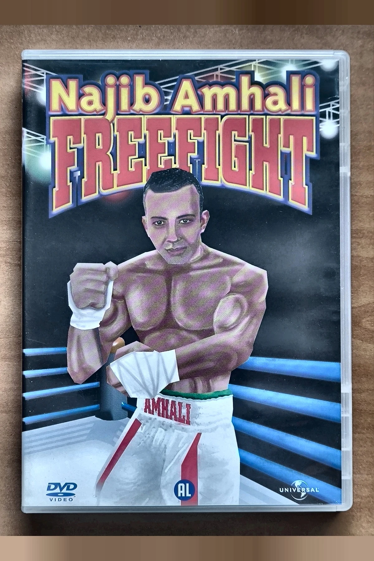 Najib Amhali: Freefight - Voorkant
