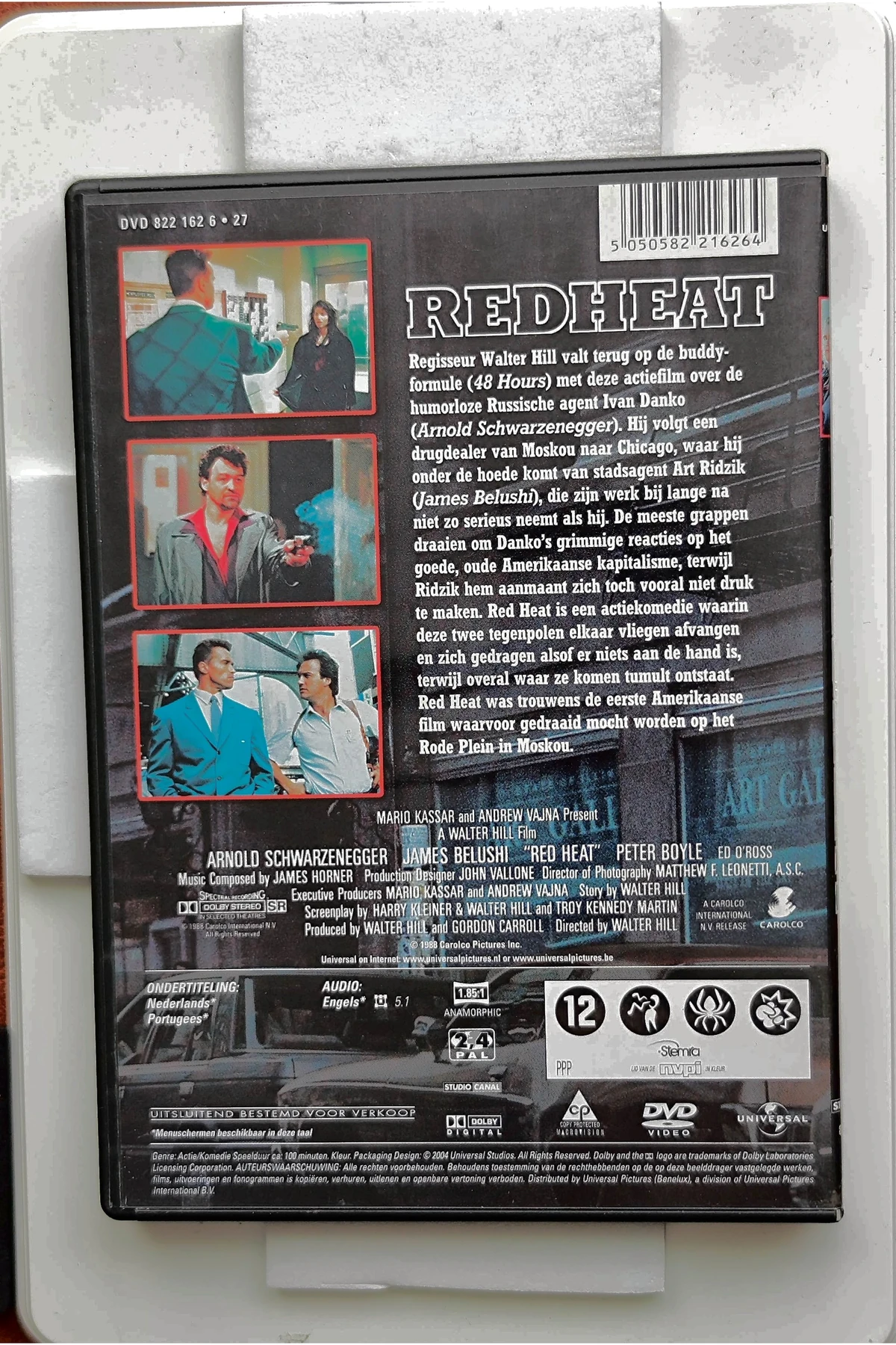 Red Heat - Achterkant