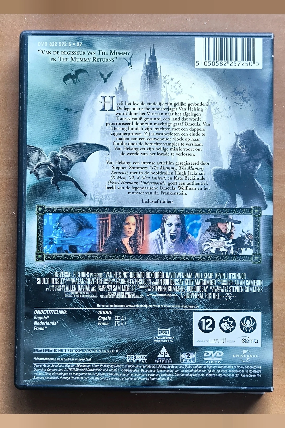 Van Helsing - Achterkant