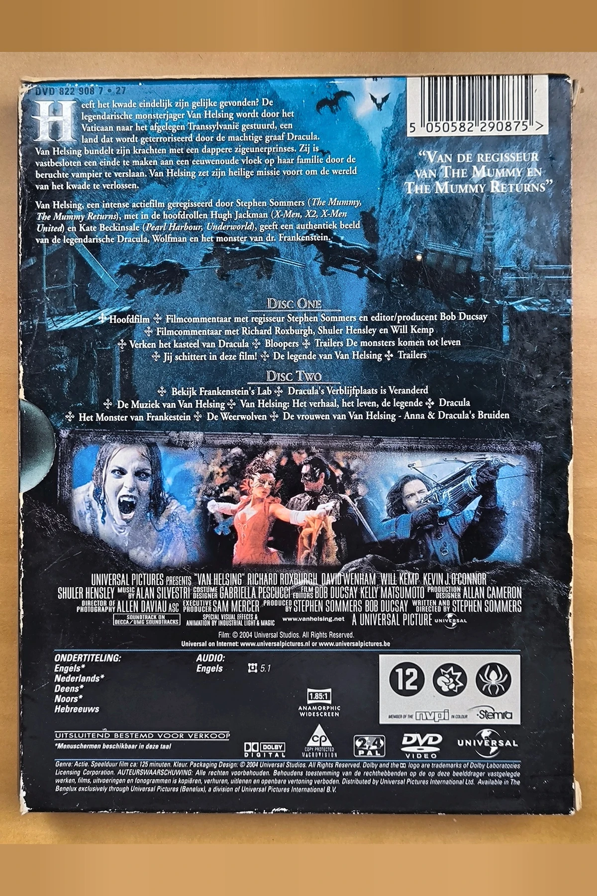Van Helsing - Achterkant