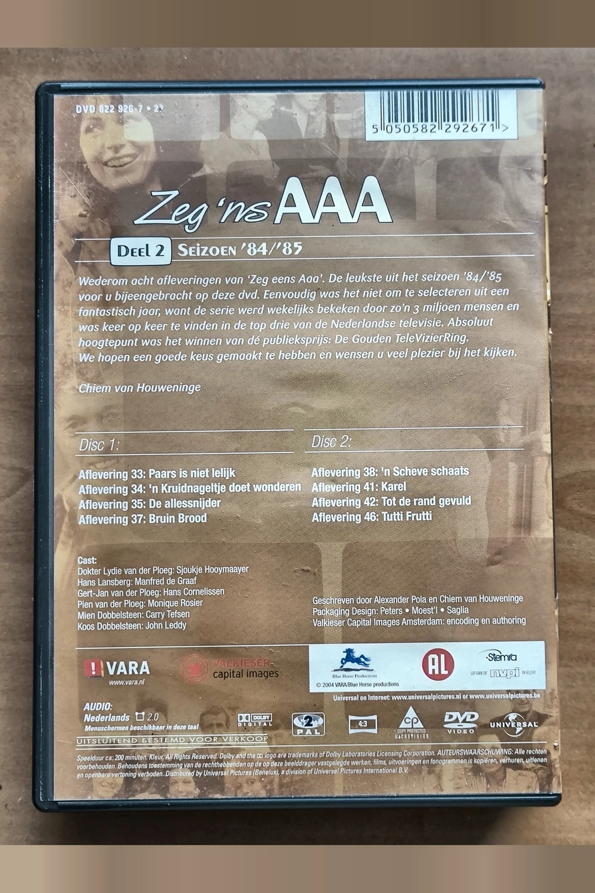 Zeg 'ns AAA: Deel 2 - Achterkant