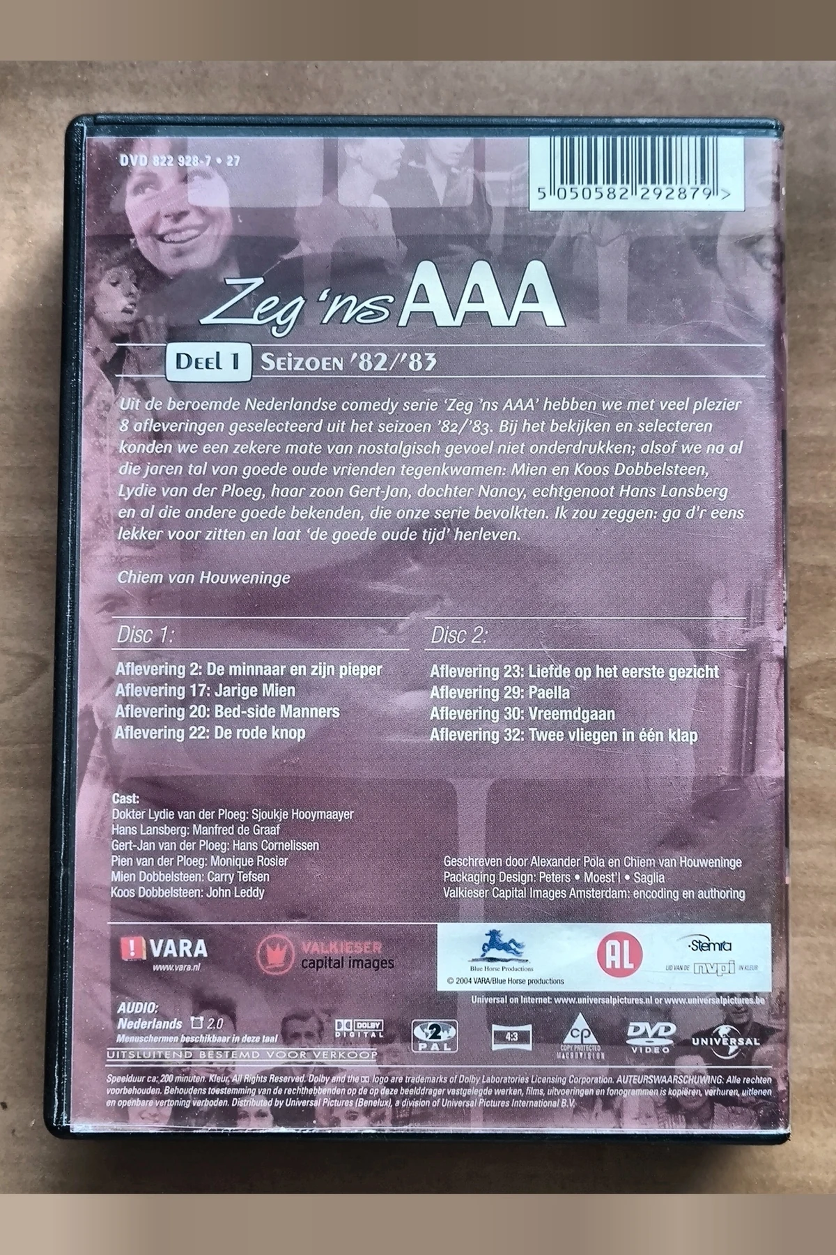 Zeg 'ns AAA: Deel 1 - Achterkant