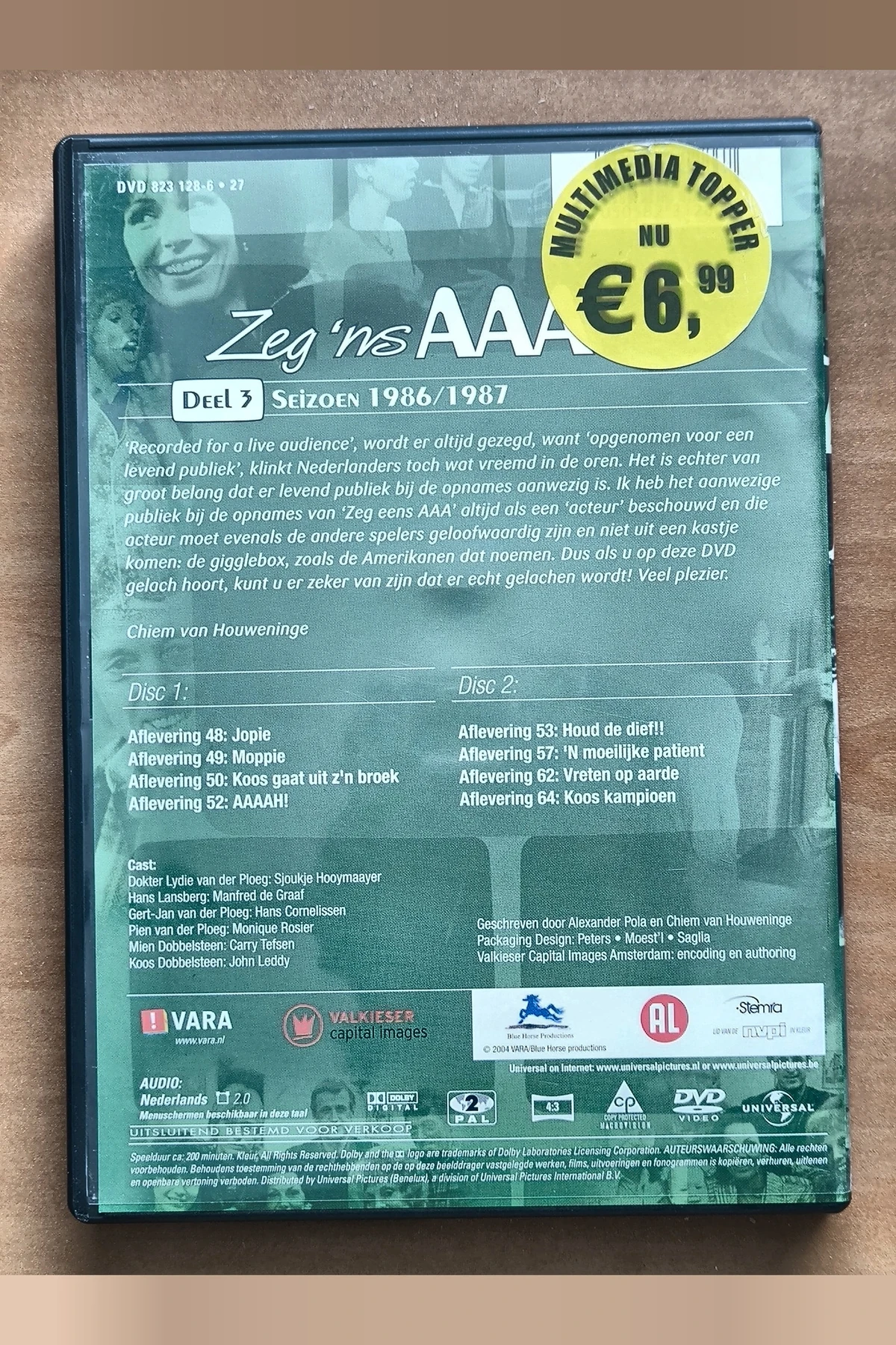 Zeg 'ns AAA: Deel 3 - Achterkant