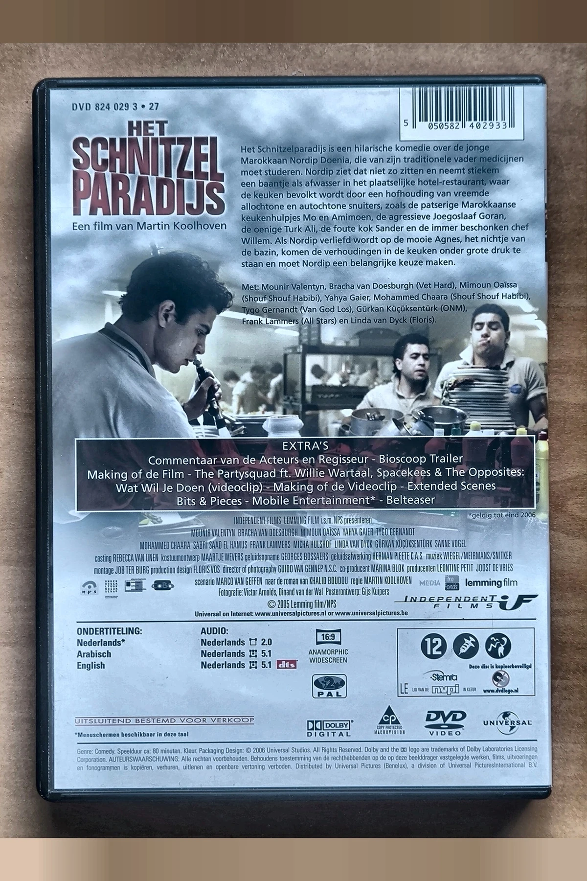 Het schnitzelparadijs - Achterkant