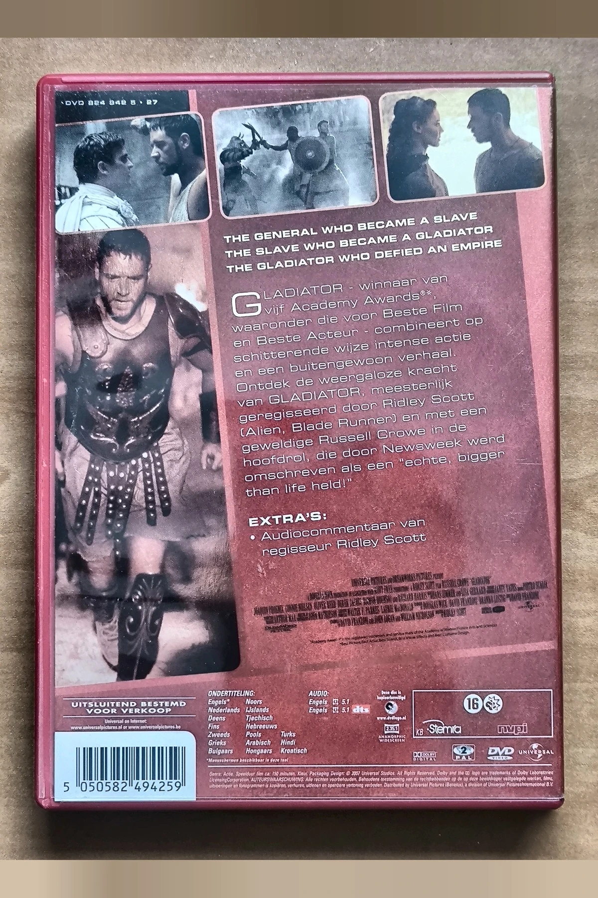 Gladiator - Achterkant