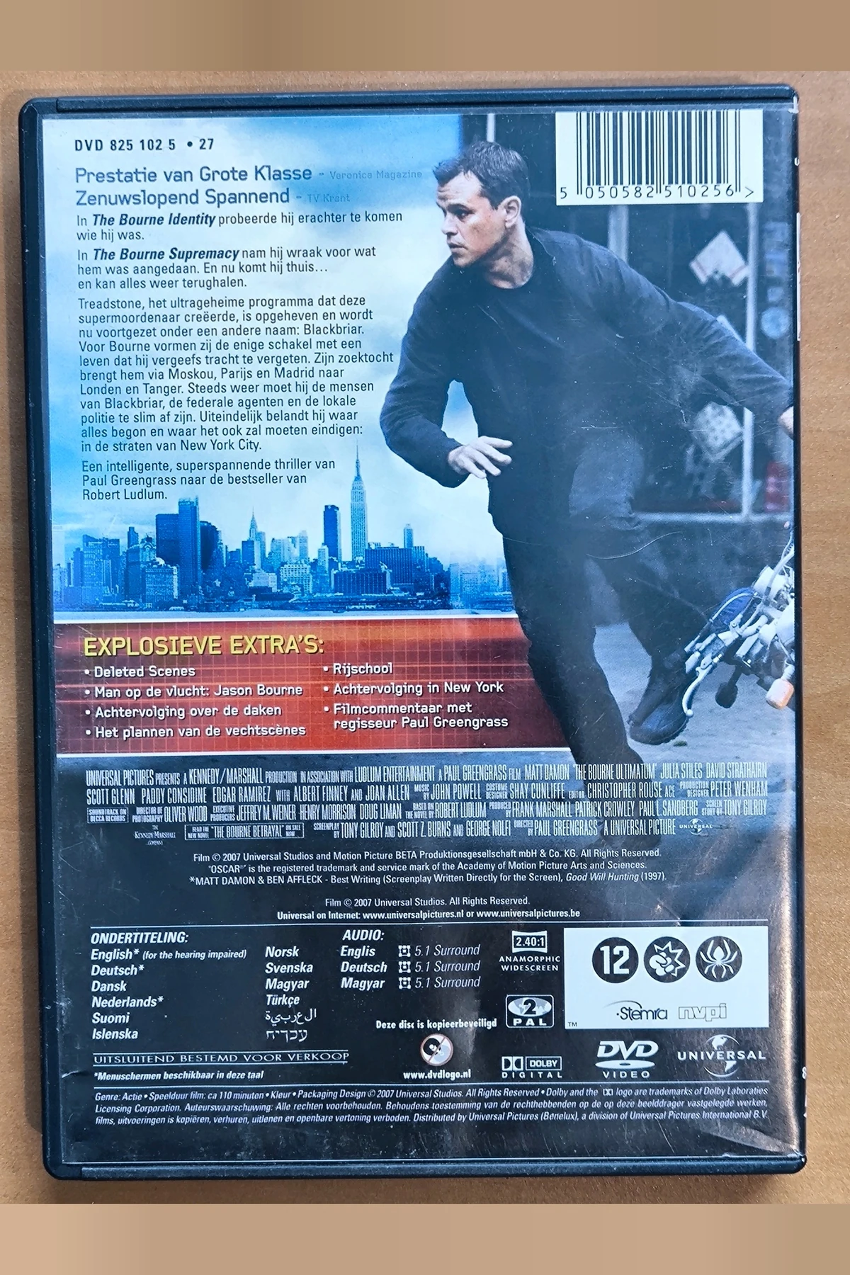 The Bourne Ultimatum - Achterkant