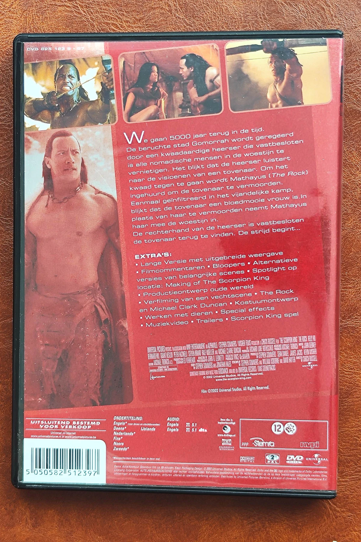 The Scorpion King - Achterkant