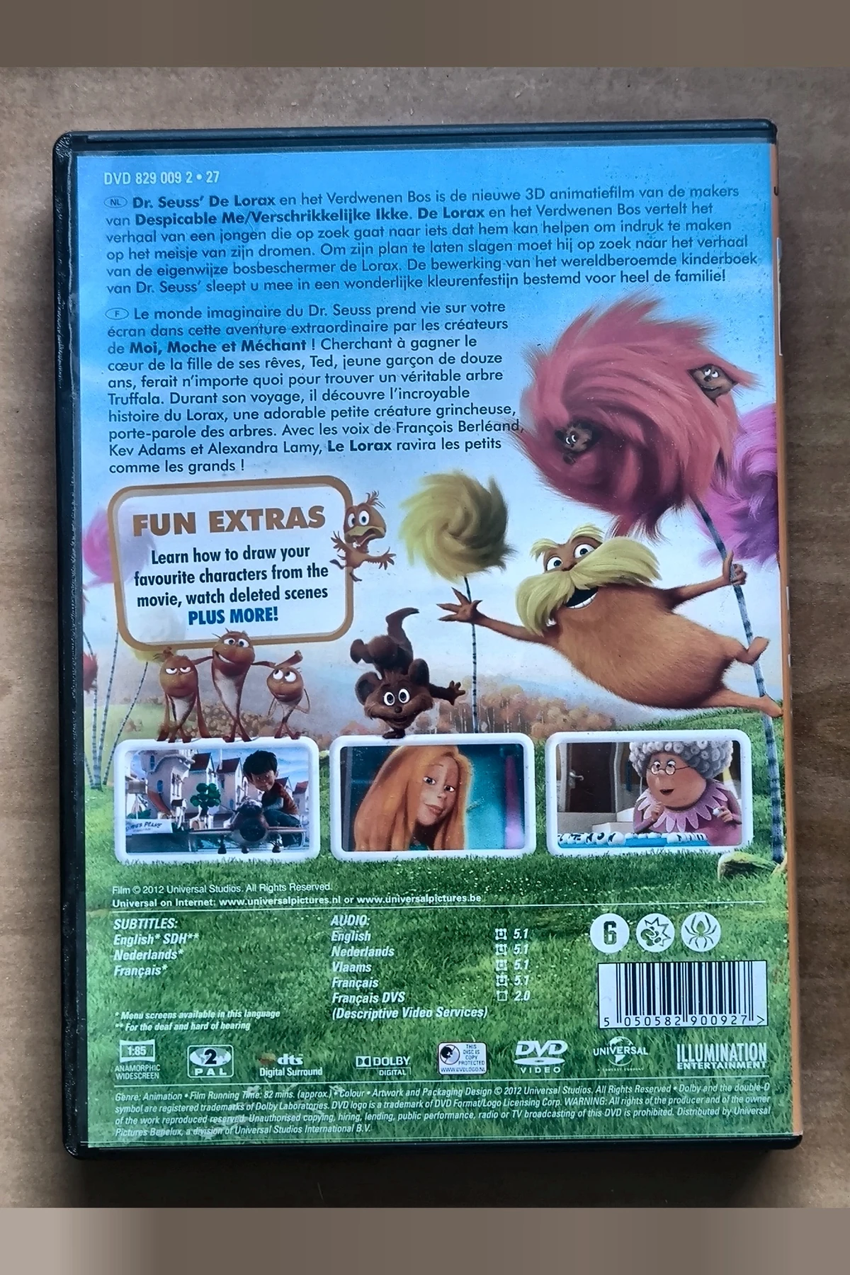 The Lorax - Achterkant