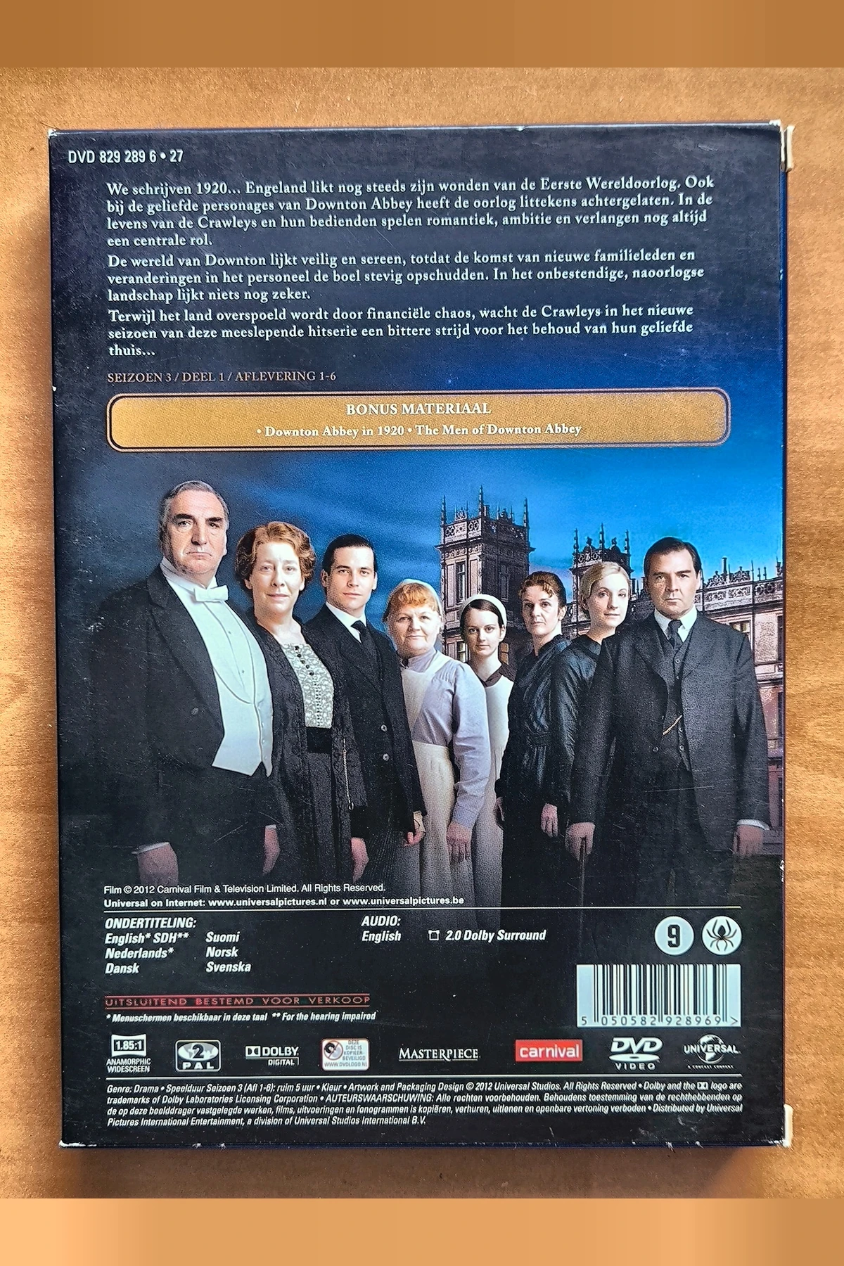 Downton Abbey: Season 3 - Achterkant
