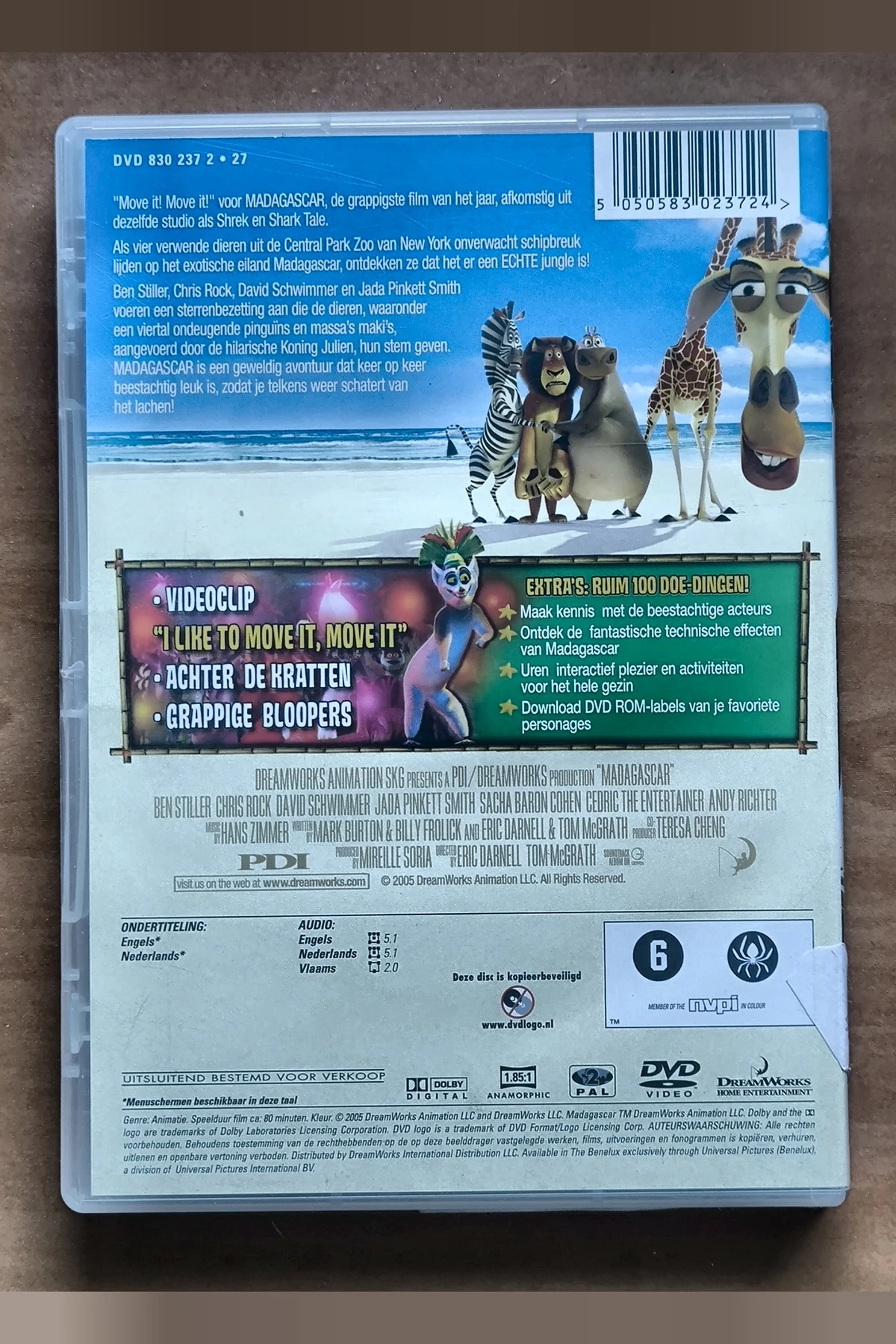 Madagascar - Achterkant