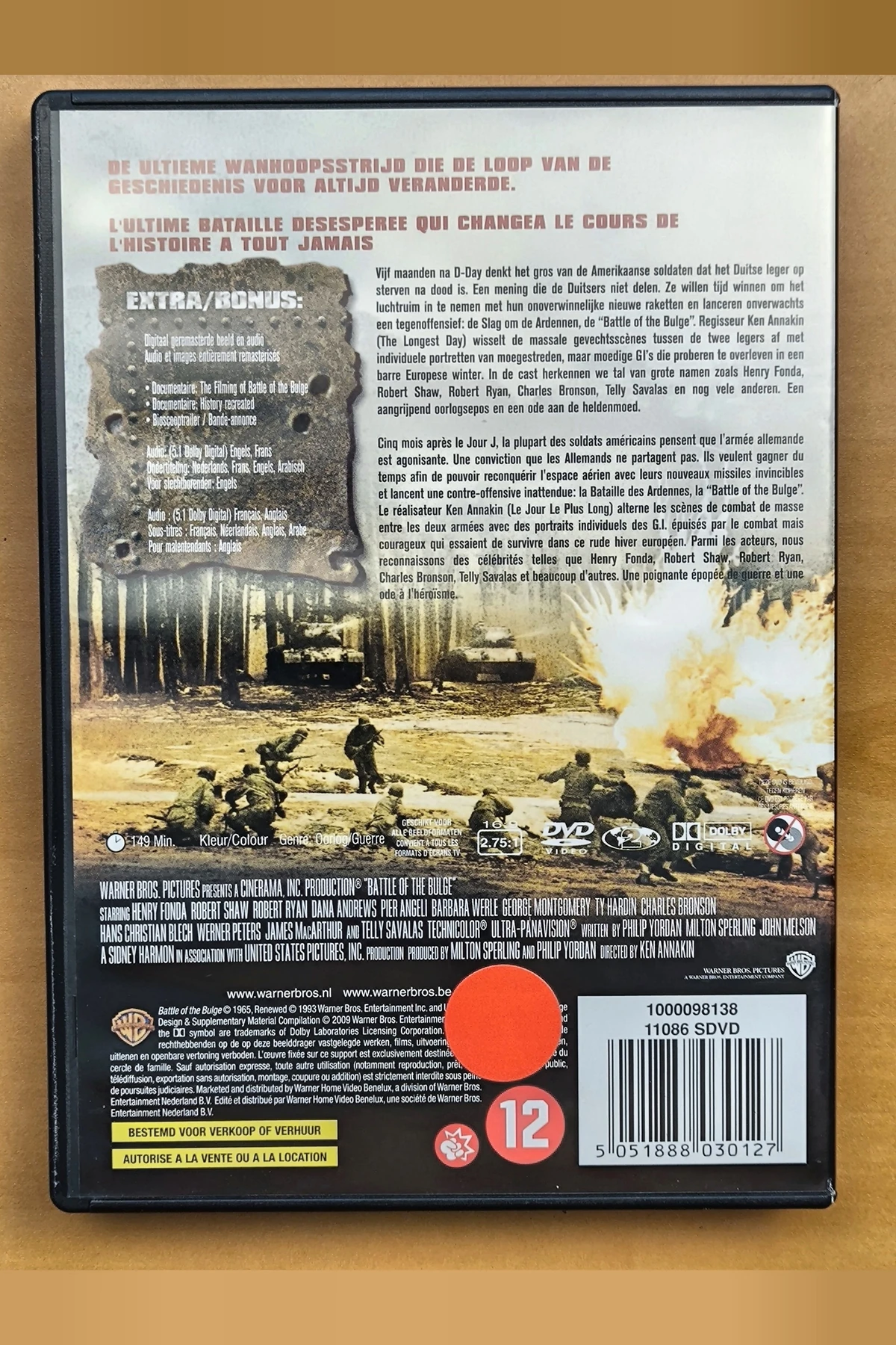 Battle of the Bulge - Achterkant