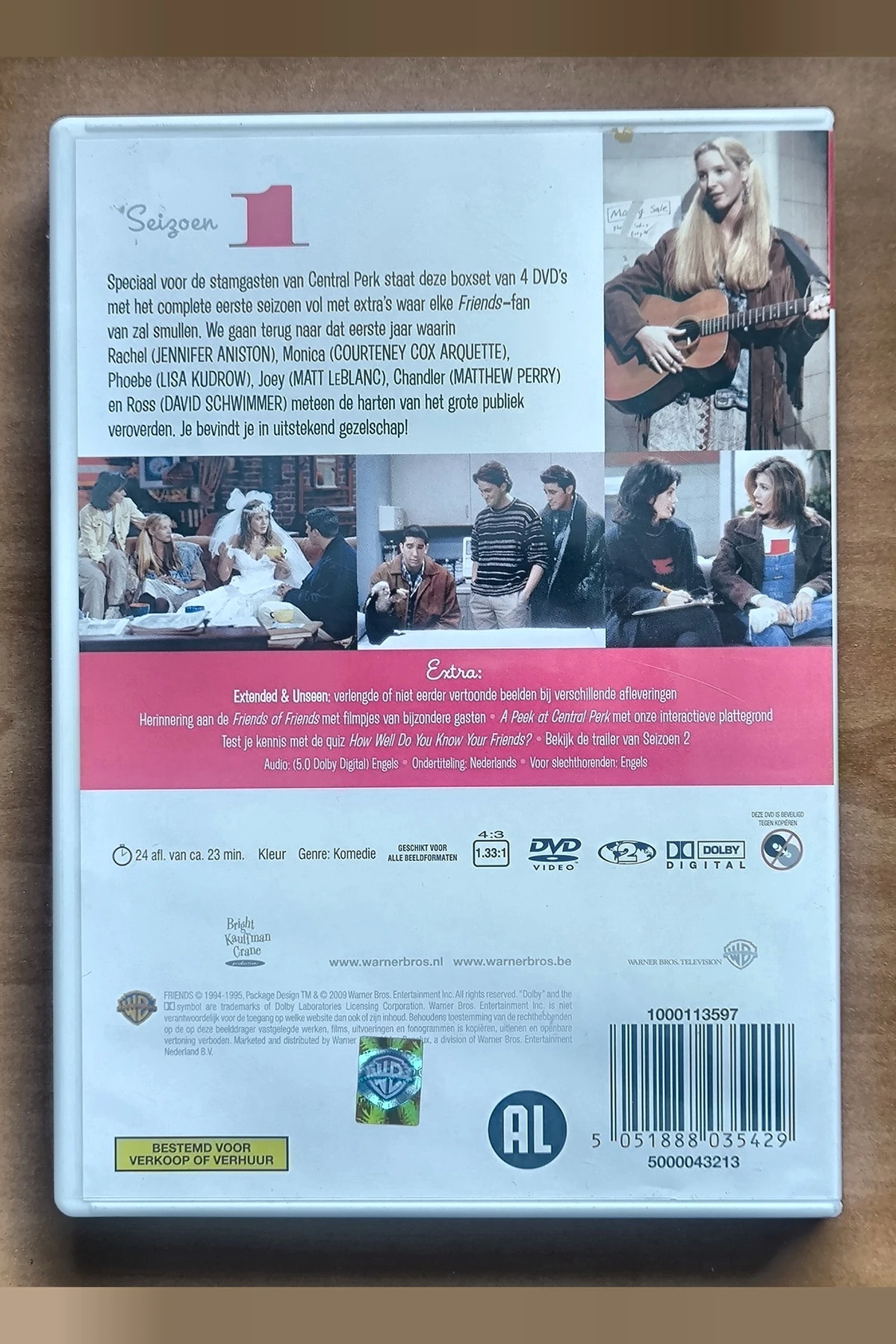 Friends: Season 1 - Achterkant