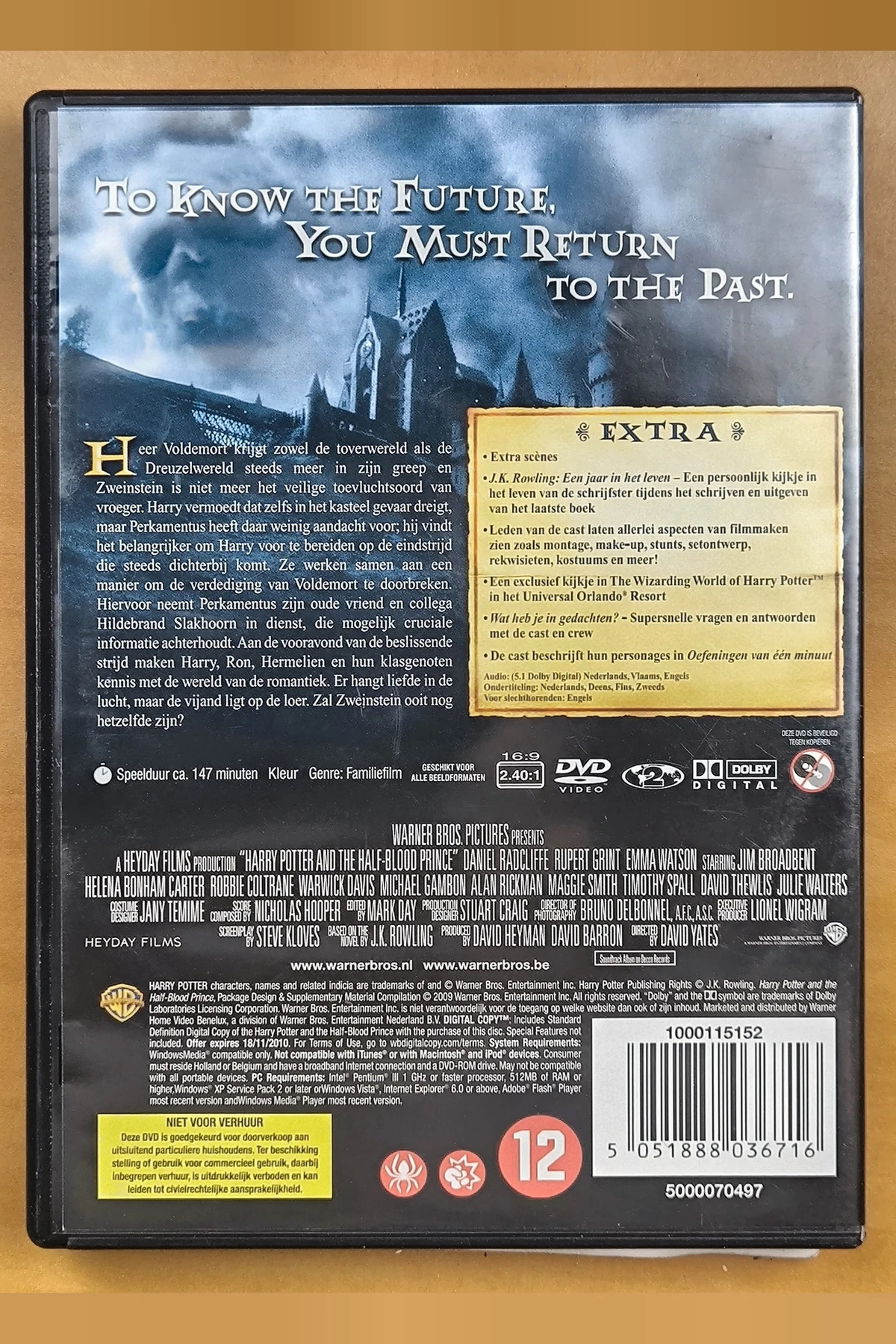 Harry Potter and the Half-Blood Prince - Achterkant