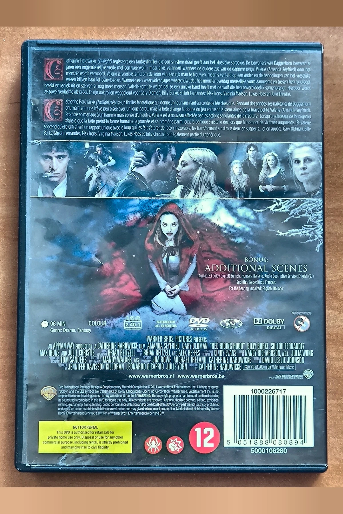 Red Riding Hood - Achterkant