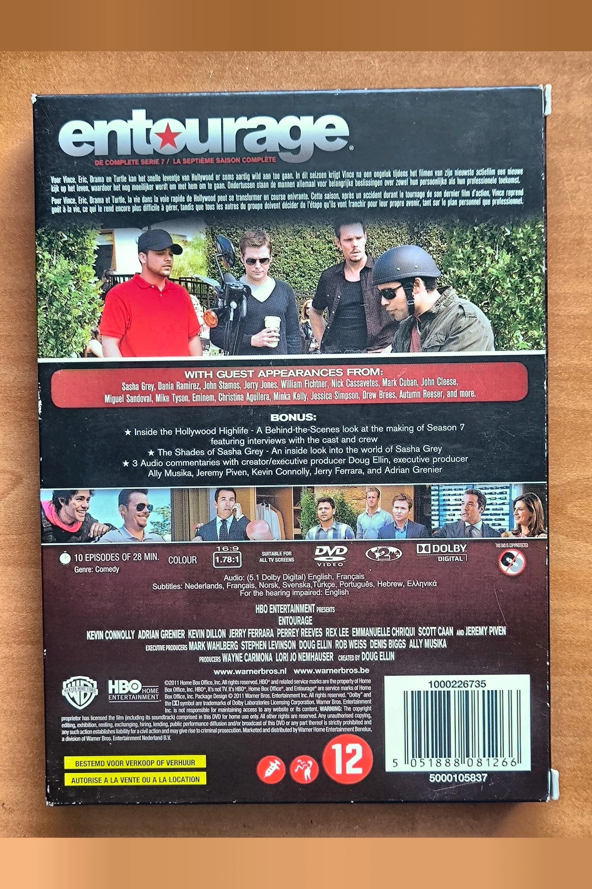 Entourage: Season 7 - Achterkant