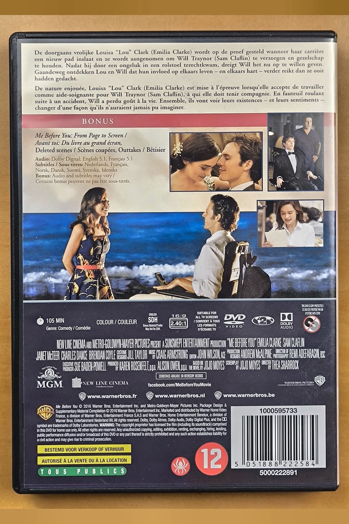 Me Before You - Achterkant