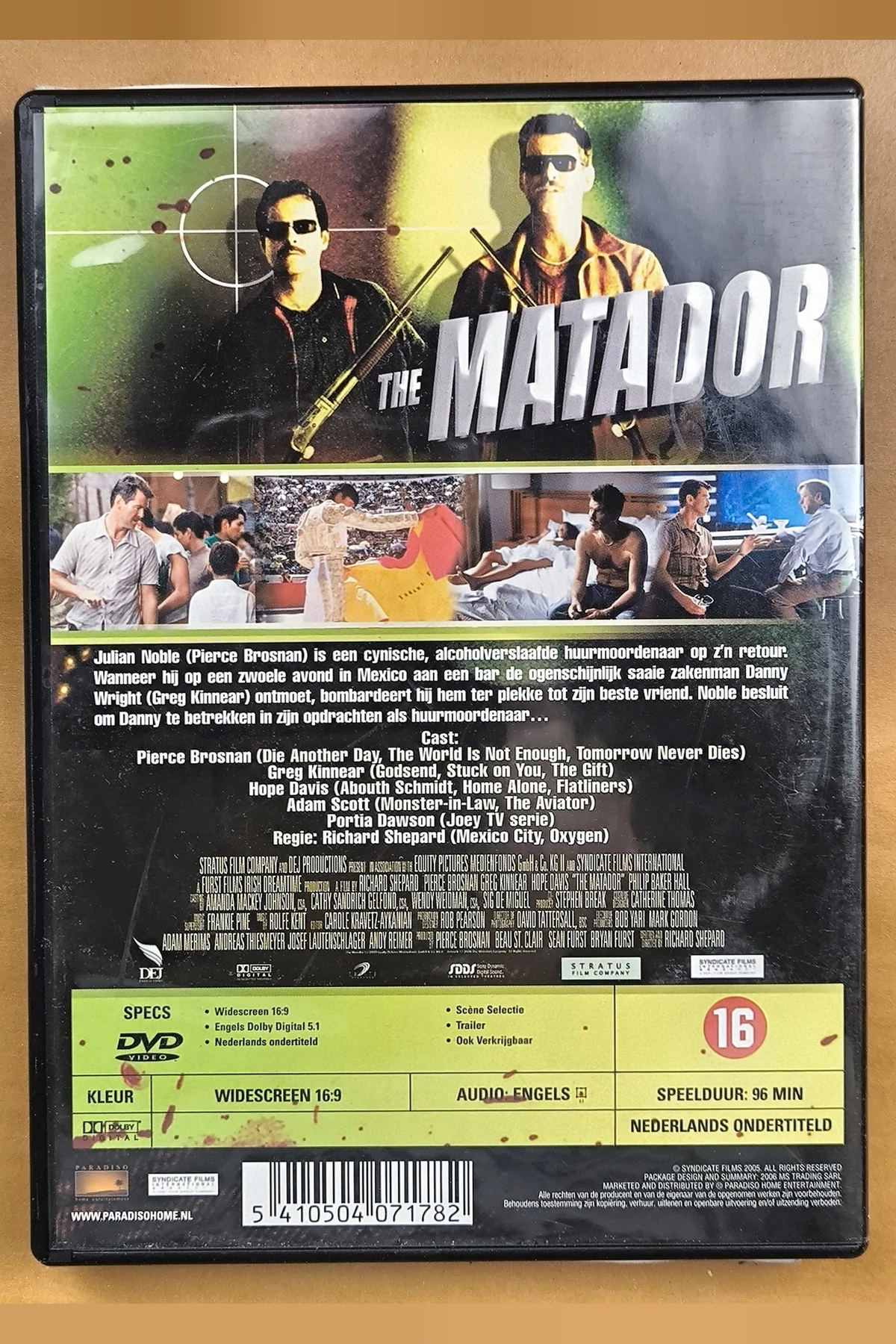 The Matador - Achterkant