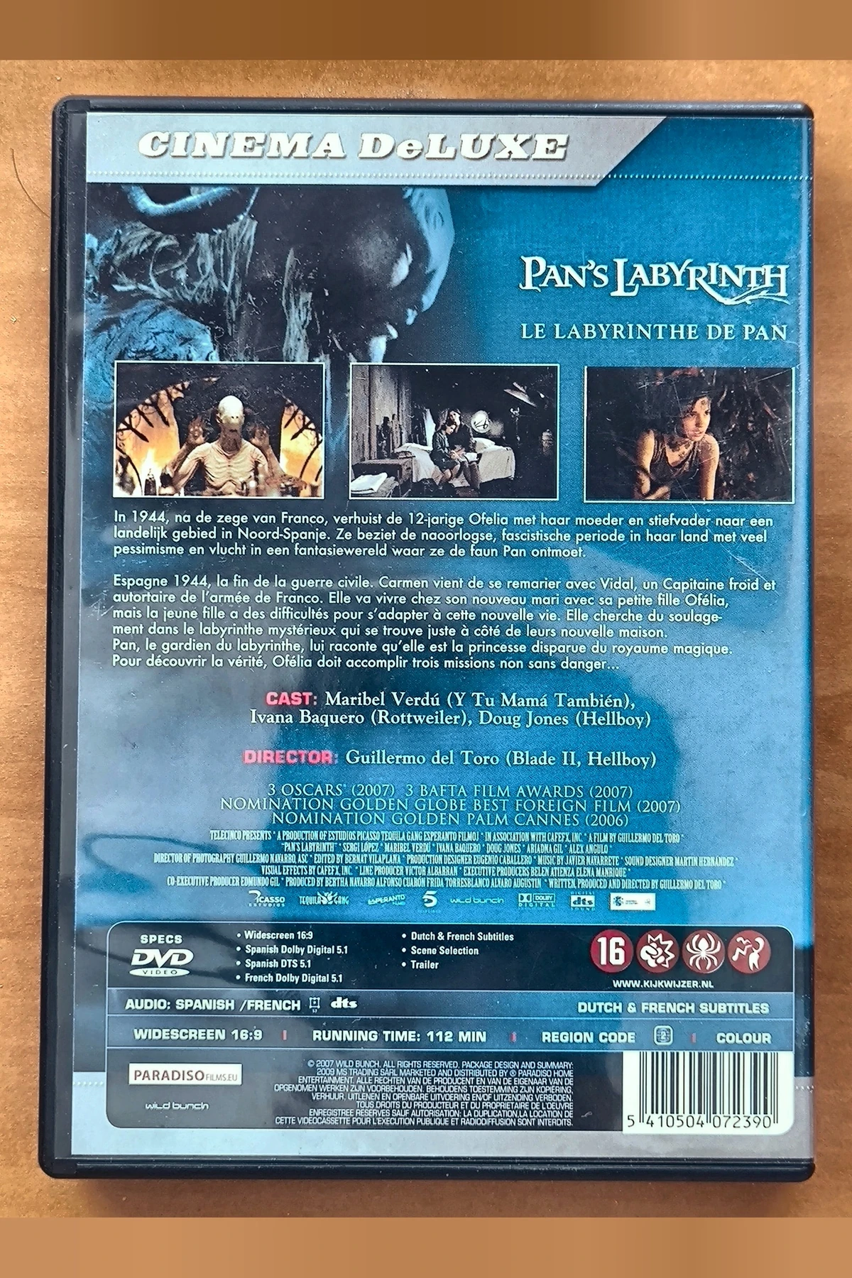 Pan's Labyrinth - Achterkant