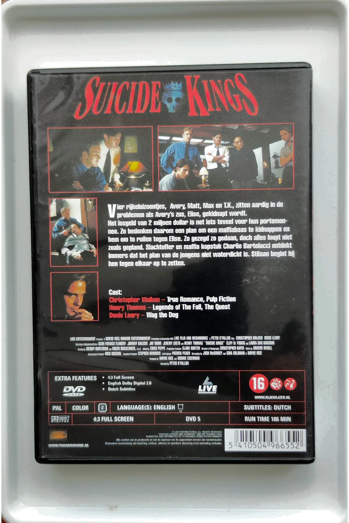 Suicide Kings - Achterkant