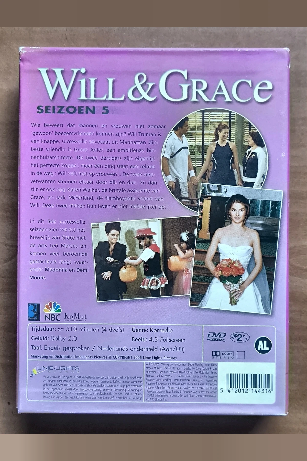 Will & Grace: Season 5 - Achterkant