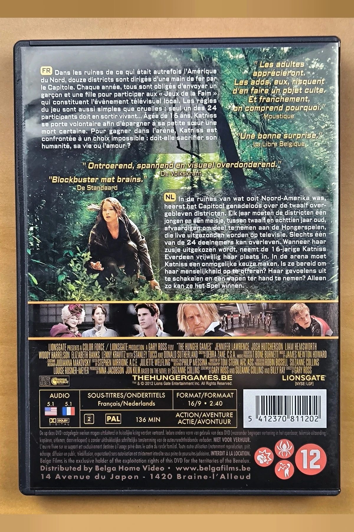 The Hunger Games - Achterkant