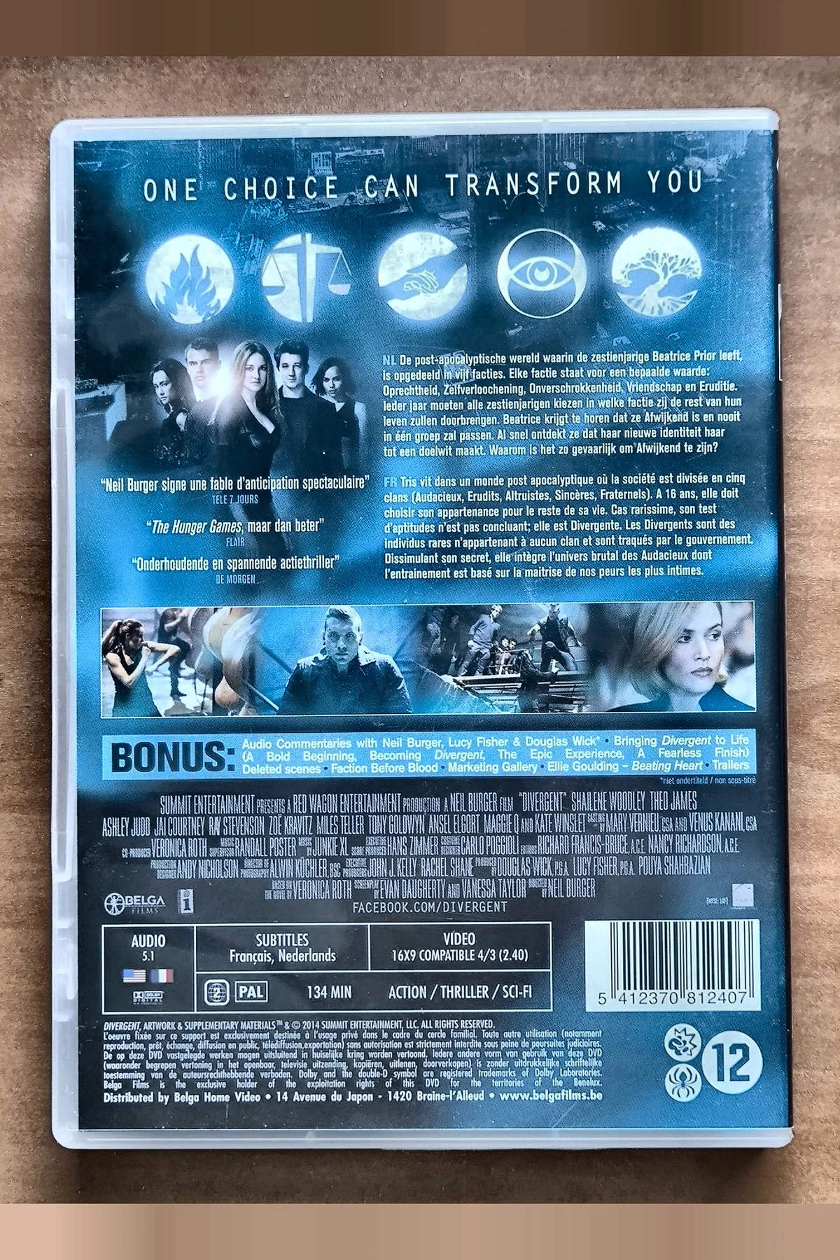 Divergent - Achterkant