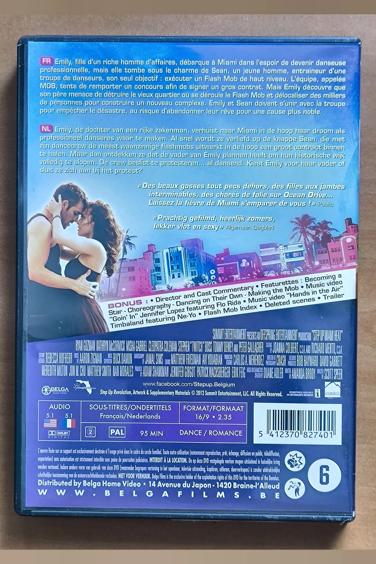 Step Up Revolution - Achterkant