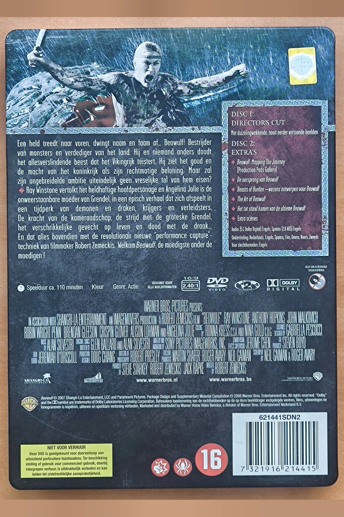 Beowulf - Achterkant