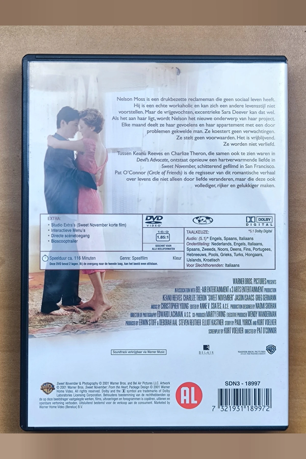 Sweet November - Achterkant