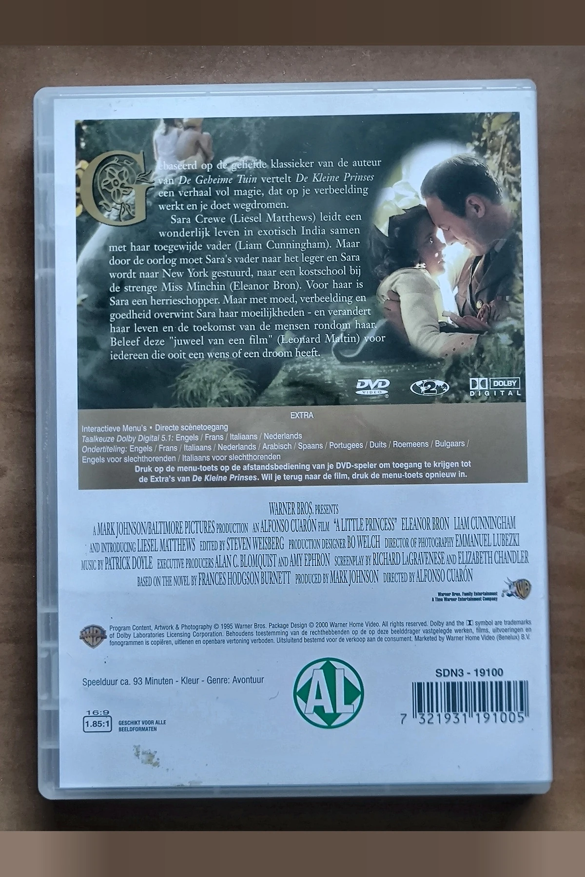 De Kleine Prinses - Achterkant