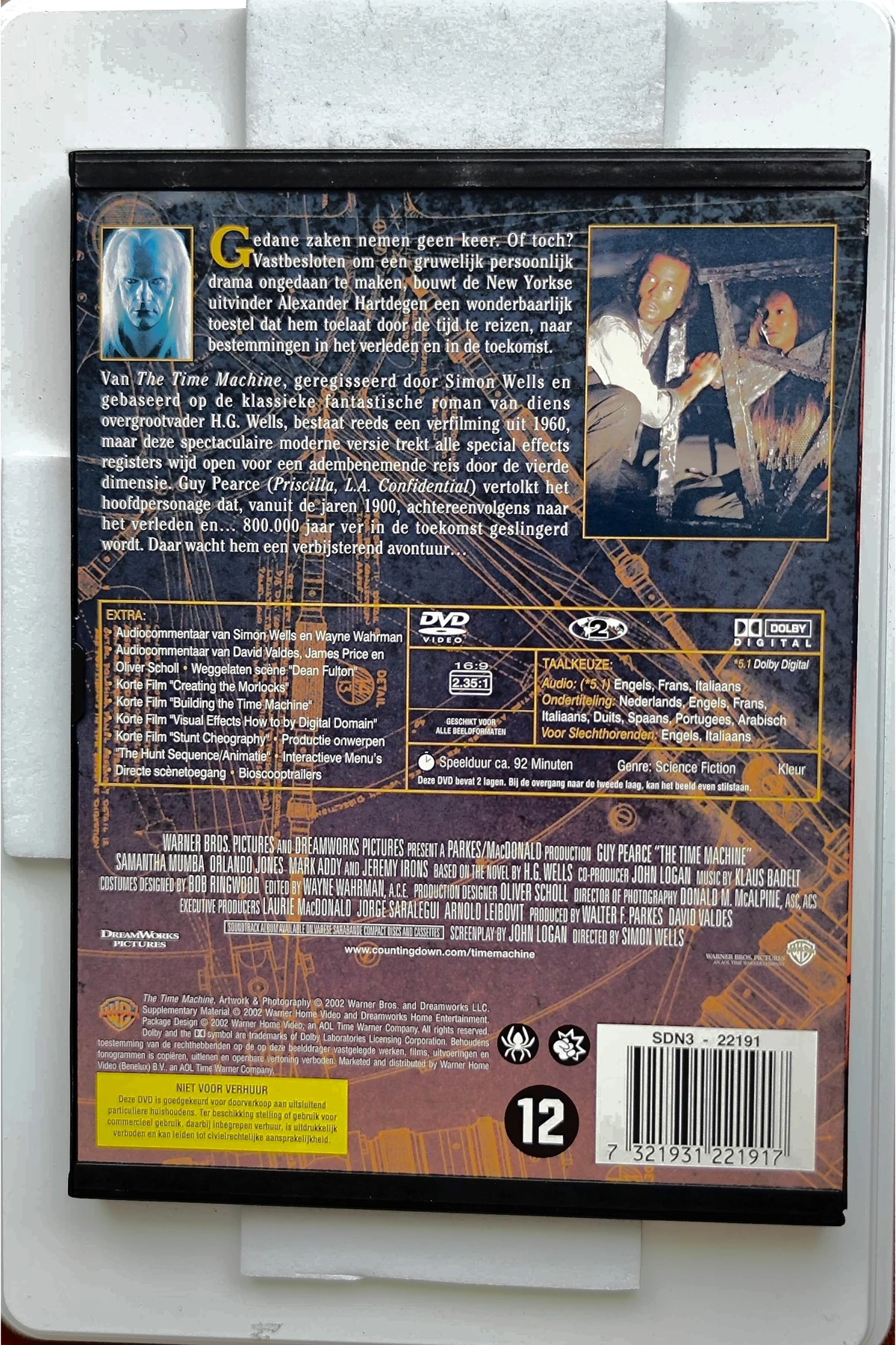 The Time Machine - Achterkant