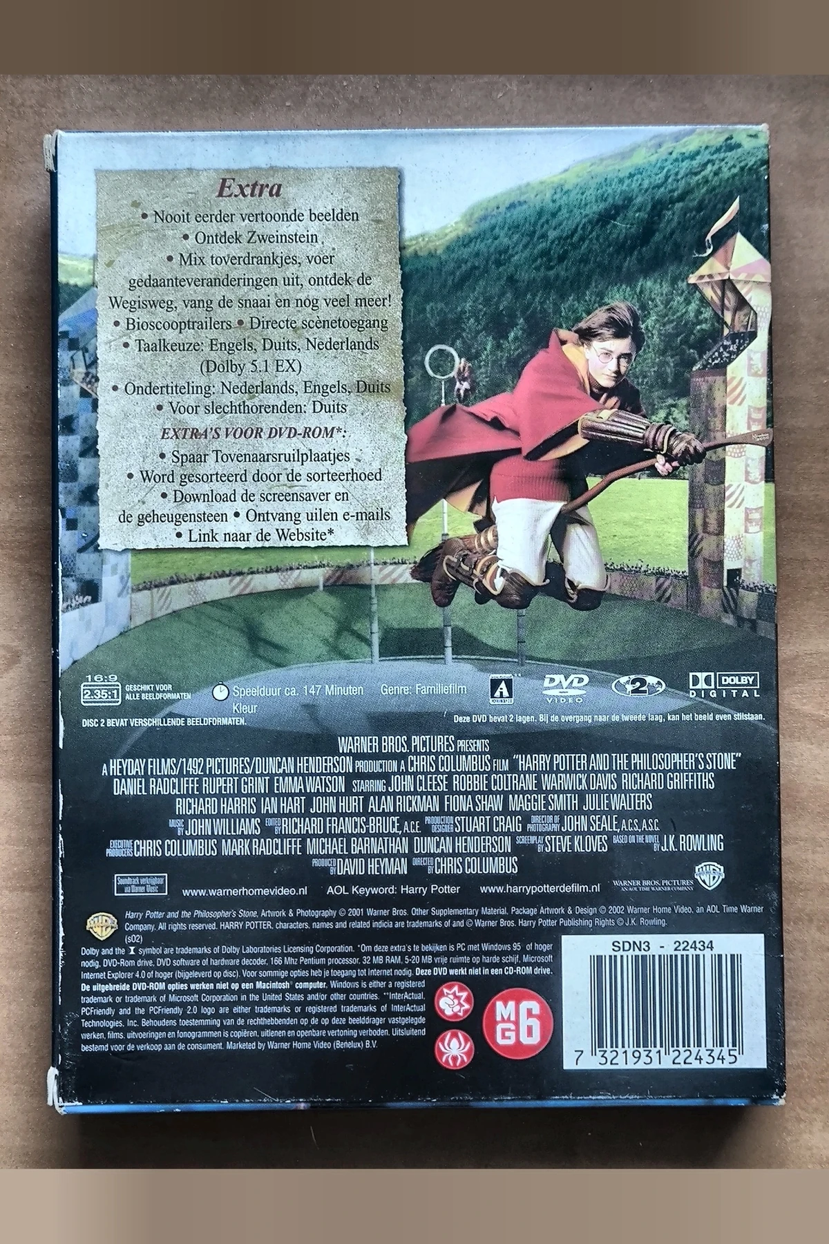 Harry Potter and the Sorcerer's Stone - Achterkant