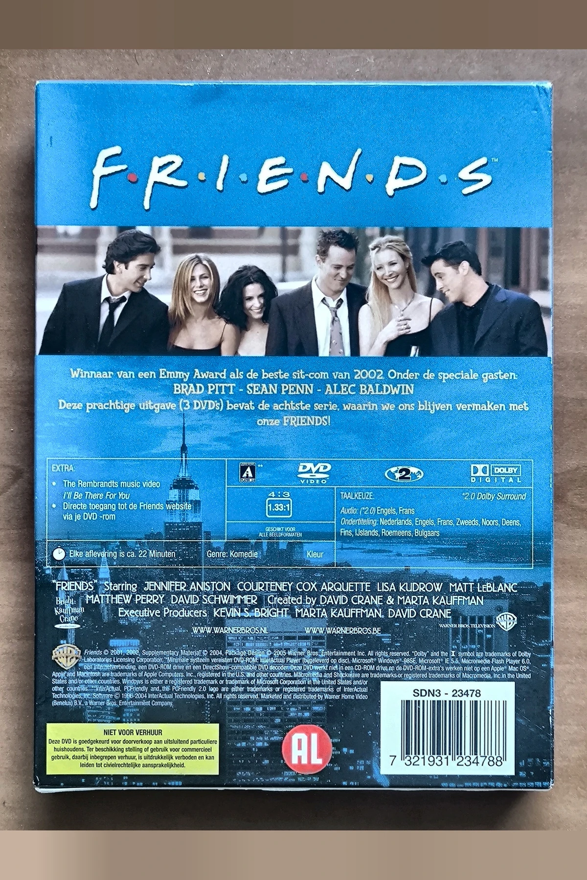 Friends: Season 8 - Achterkant